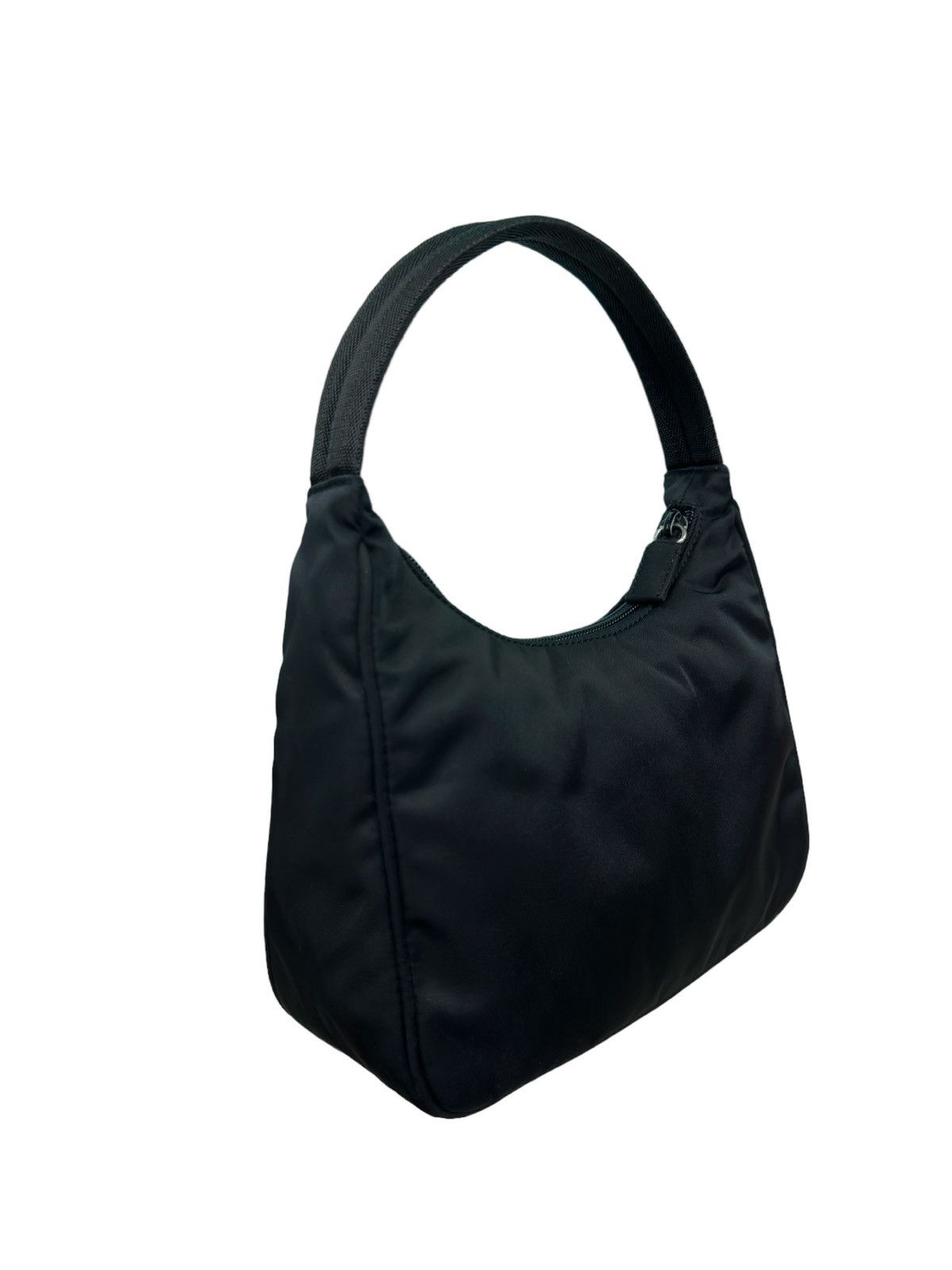 Prada AUTHENTIC PRADA BLACK NYLON HOBO BAG Size ONE SIZE - 8 Thumbnail