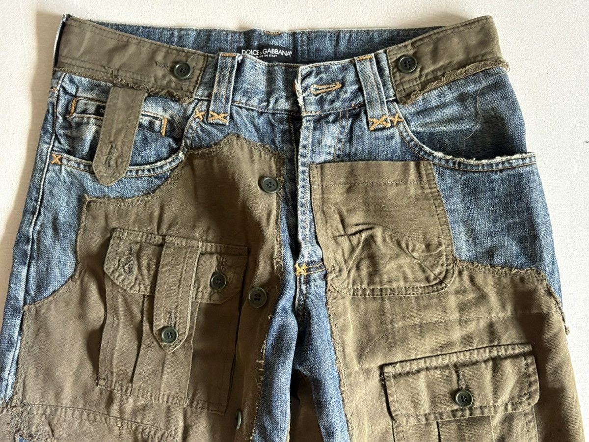 Dolce & Gabbana AW05 Hybrid Multipocket Cargo Denim Size US 30 / EU 46 - 2 Thumbnail