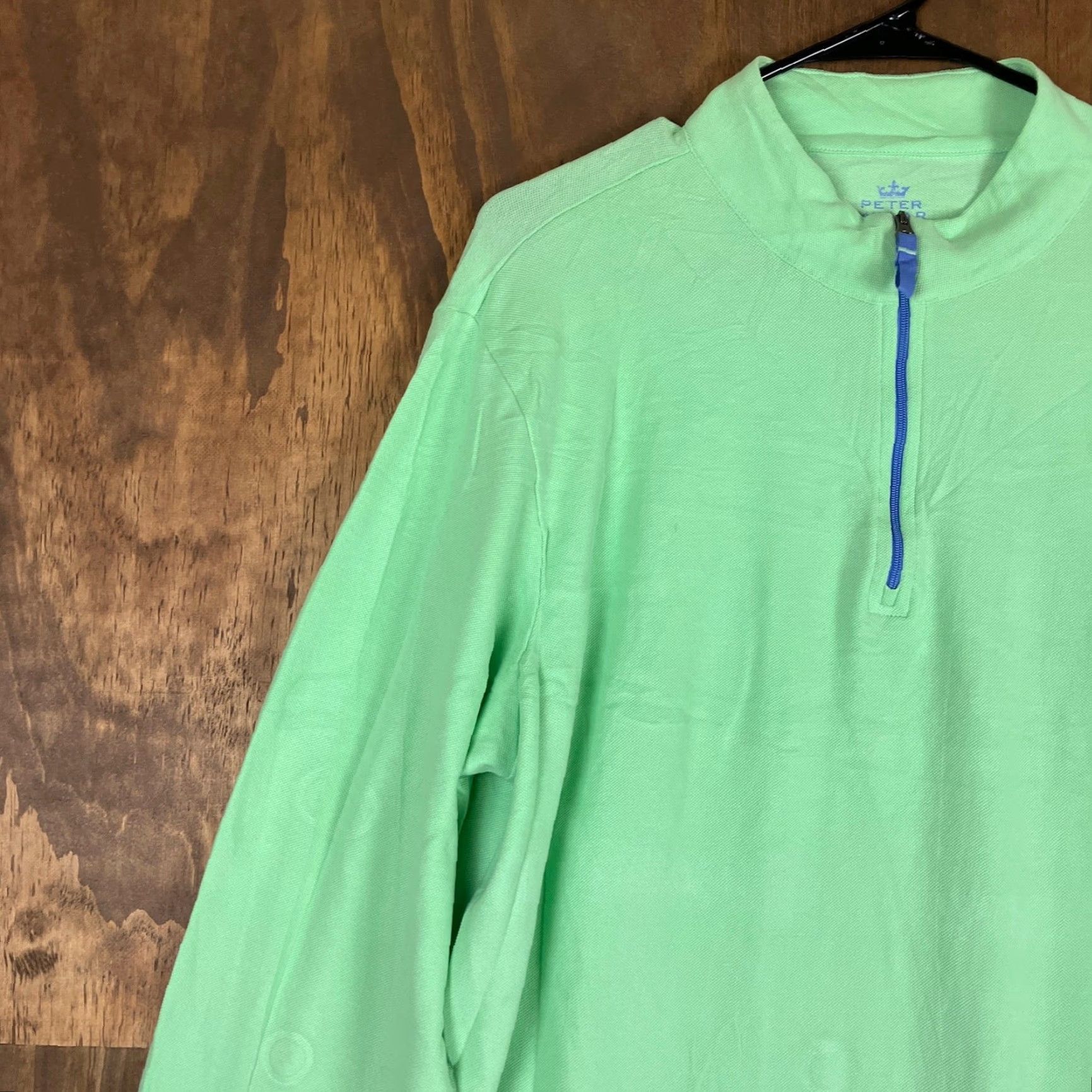 Peter Millar Peter Millar Jacket Green Crown Sport 1/4 Zip Perth Pullover Stretch Large Mens Jacket Regular XS-XL? Size US L / EU 52-54 / 3 - 4 Thumbnail