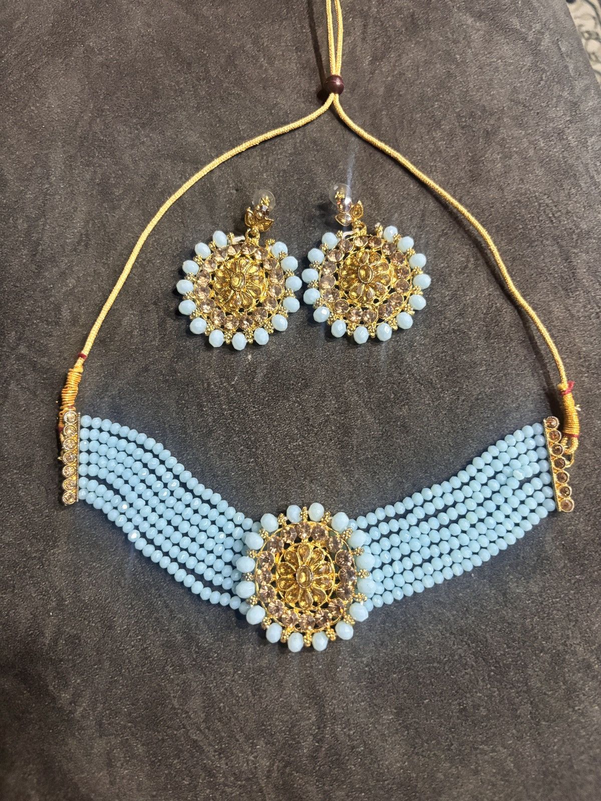 Other Necklace with earrings Size ONE SIZE - 2 Thumbnail