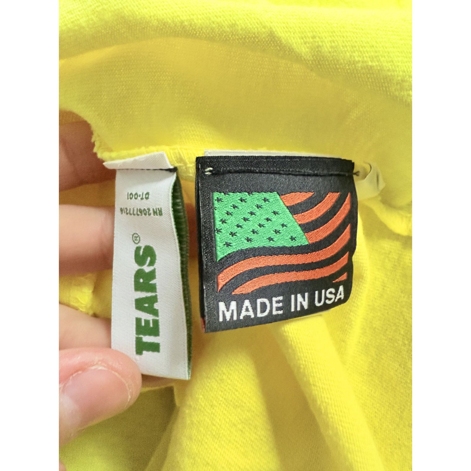 DENIM TEARS Denim Tears America Tee Yellow Used Small Size US M / EU 48-50 / 2 - 2 Thumbnail
