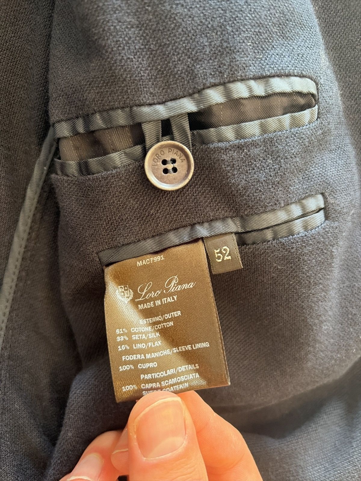 Loro Piana Loro Piana Blazer Size 52R - 7 Thumbnail