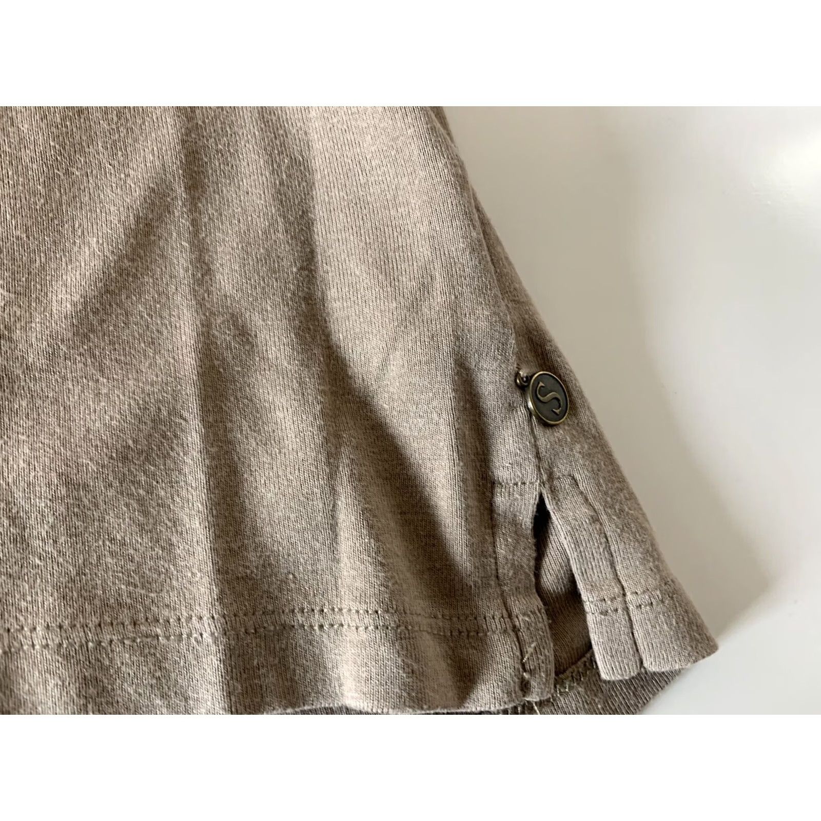Soft Surroundings Soft Surroundings Blouse Long Sleeve Cowl Neck Turtleneck S Brown Womens Size S / US 4 / IT 40 - 2 Thumbnail