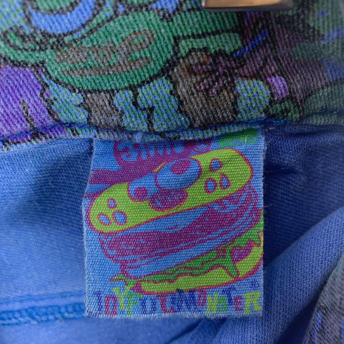 Japanese Brand JAM JOYFULL and MONSTER full print superjam slim fit pants Size 30" / US 8 / IT 44 - 3 Thumbnail