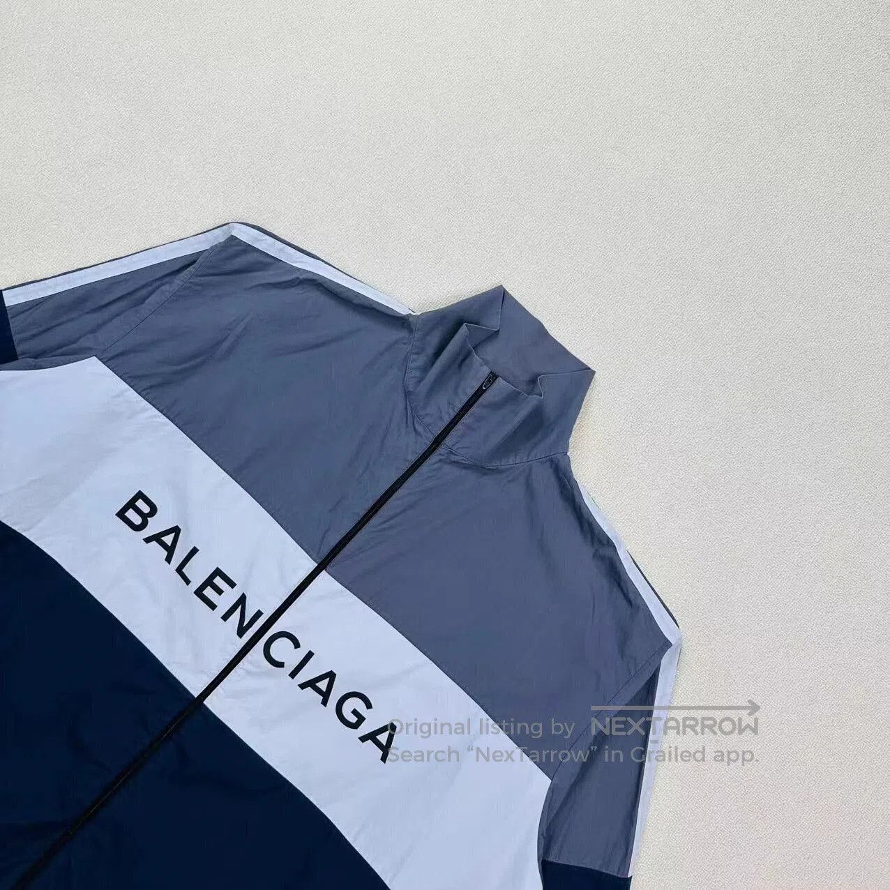 Balenciaga balenciaga color-block logo zip-up jacket. Size US M / EU 48-50 / 2 - 3 Thumbnail