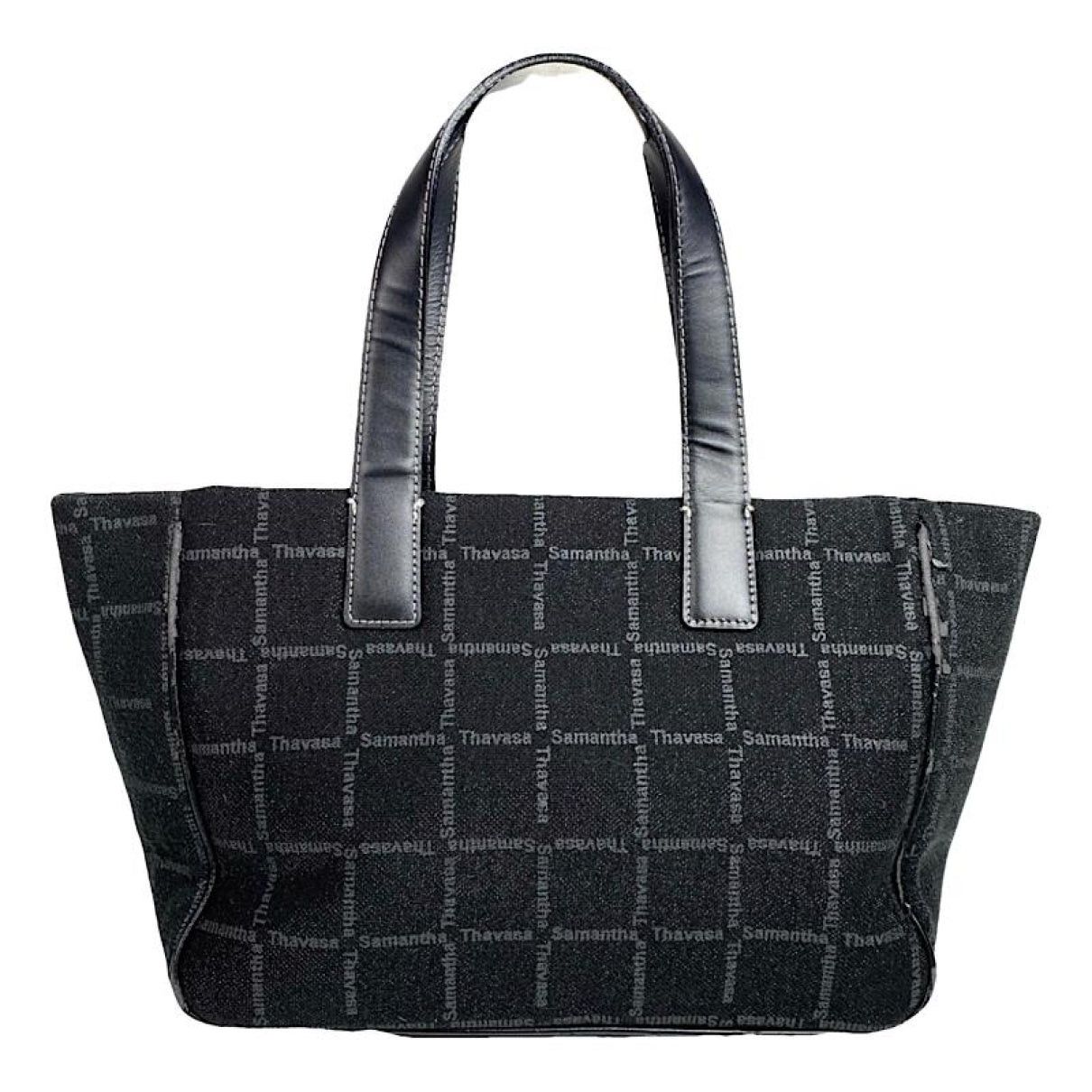 Other Samantha Thavasa Black Cotton Handbag Size ONE SIZE - 1 Thumbnail