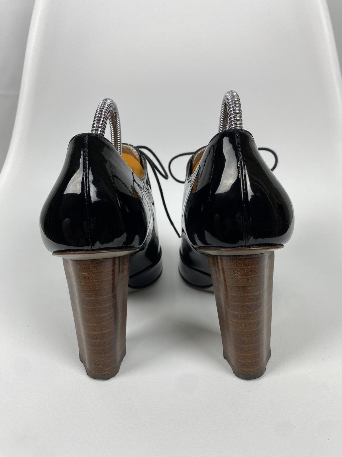 Dolce & Gabbana Dolce & Gabbana Patent Leather Block Heel Booties size 39 Size US 9 / IT 39 - 3 Thumbnail