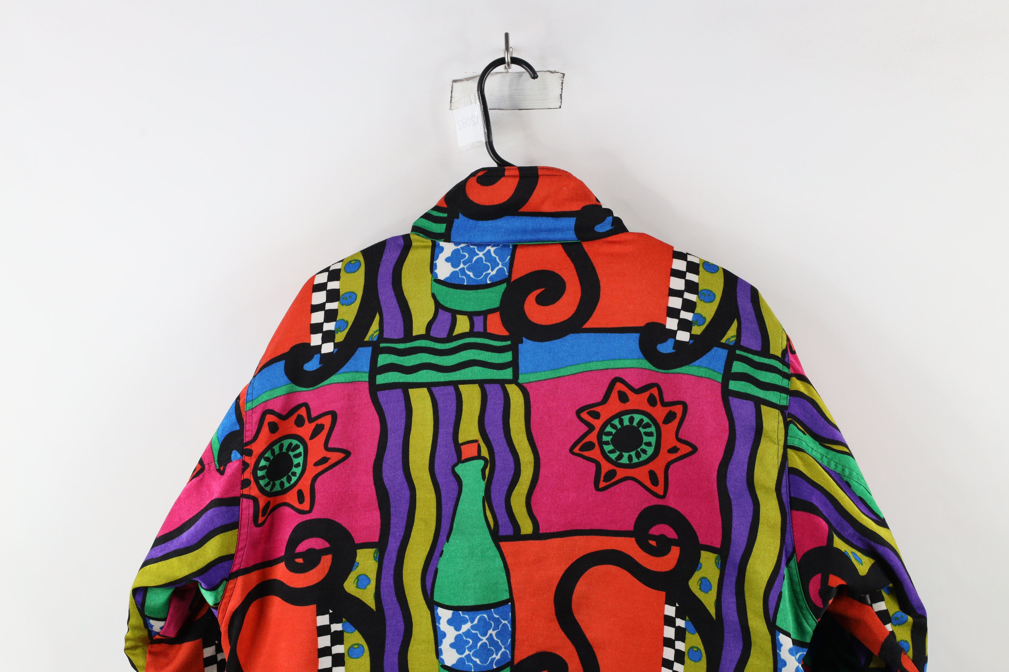 Vintage Vintage 90s Streetwear Rainbow Abstract Parka Jacket Size S / US 4 / IT 40 - 16 Thumbnail