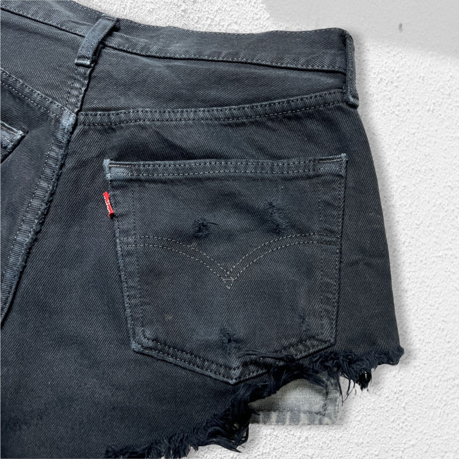 Levi's Vintage Levi's 501 Cutoff Denim Shorts Distressed Blue 31 Size 31" - 8 Thumbnail