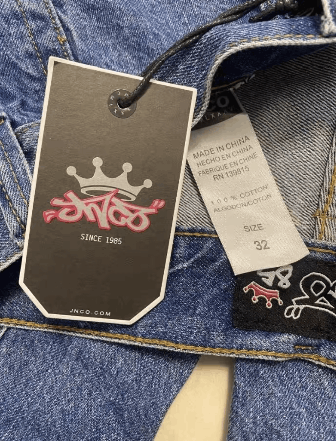 JNCO rare jnco bulldog baggy jeans Size US 32 / EU 48 - 6 Thumbnail