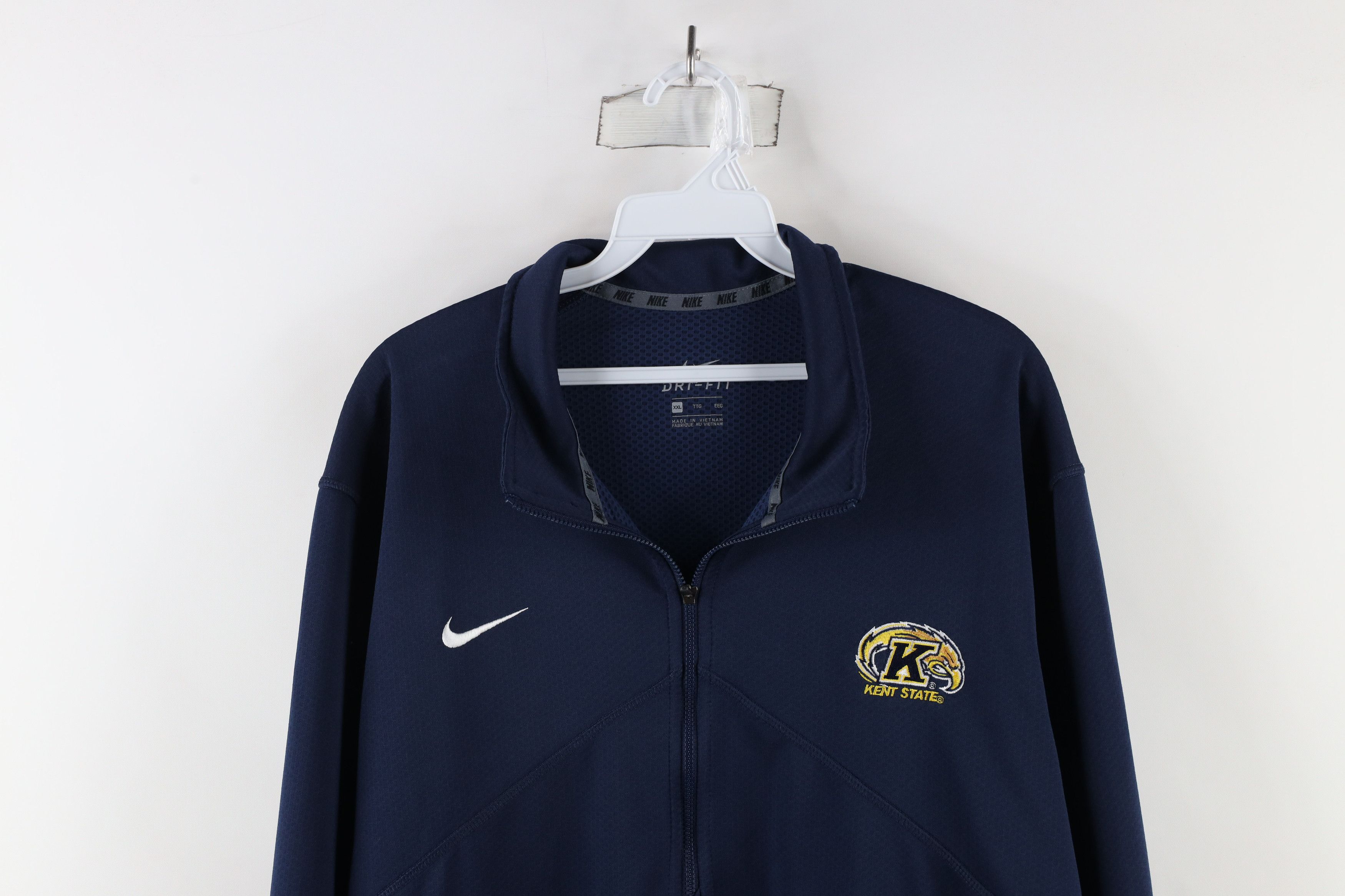 Nike × Vintage Nike Kent State University Football Half Zip Pullover Jacket Size US XXL / EU 58 / 5 - 2 Thumbnail