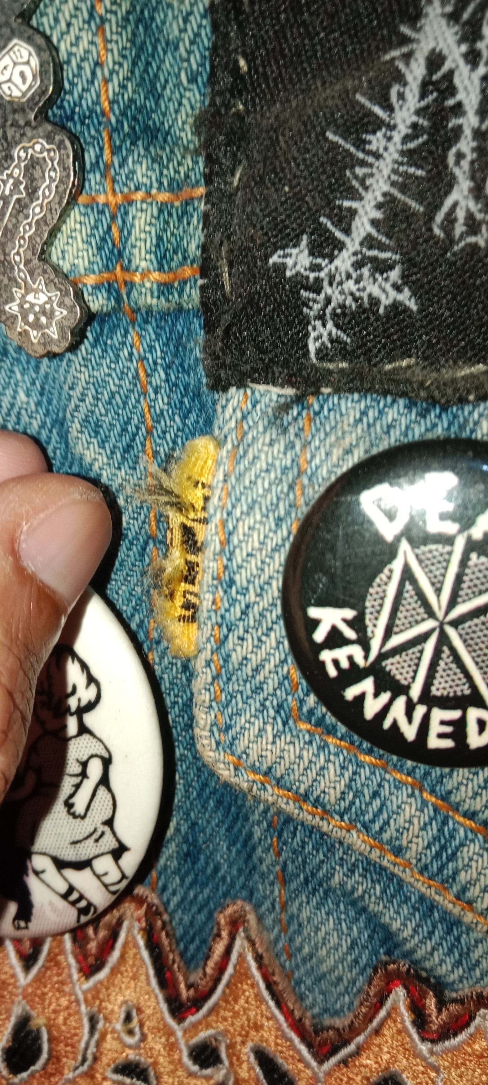 Levi's Vintage Metal Battle Vest–Custom Thrash & Death Metal Jacket Size US M / EU 48-50 / 2 - 9 Thumbnail