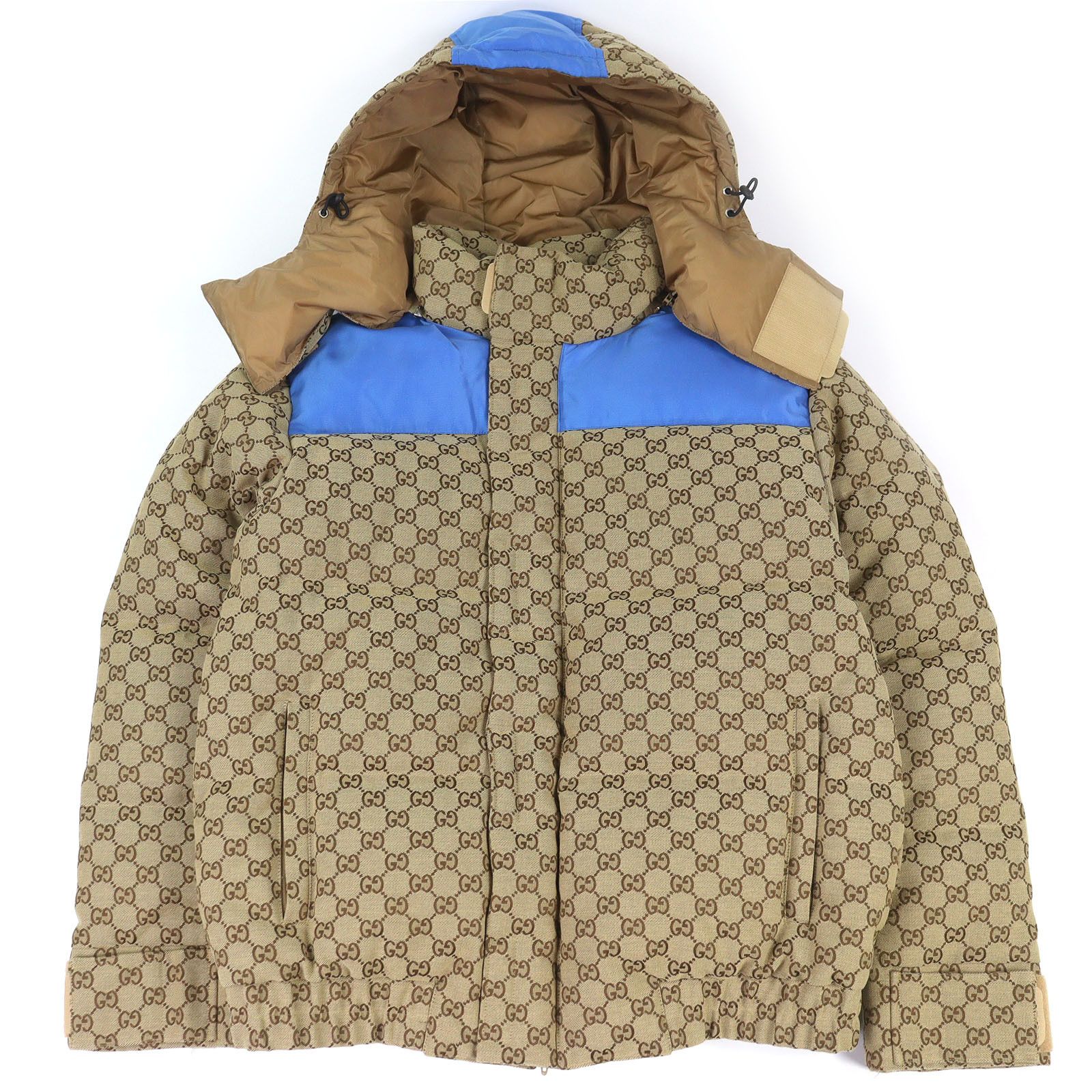Gucci Gucci Gucci GG Cotton Canvas Down Jacket Textile Outerwear 751395 DUTY FREE for USA Size ONE SIZE - 1 Thumbnail