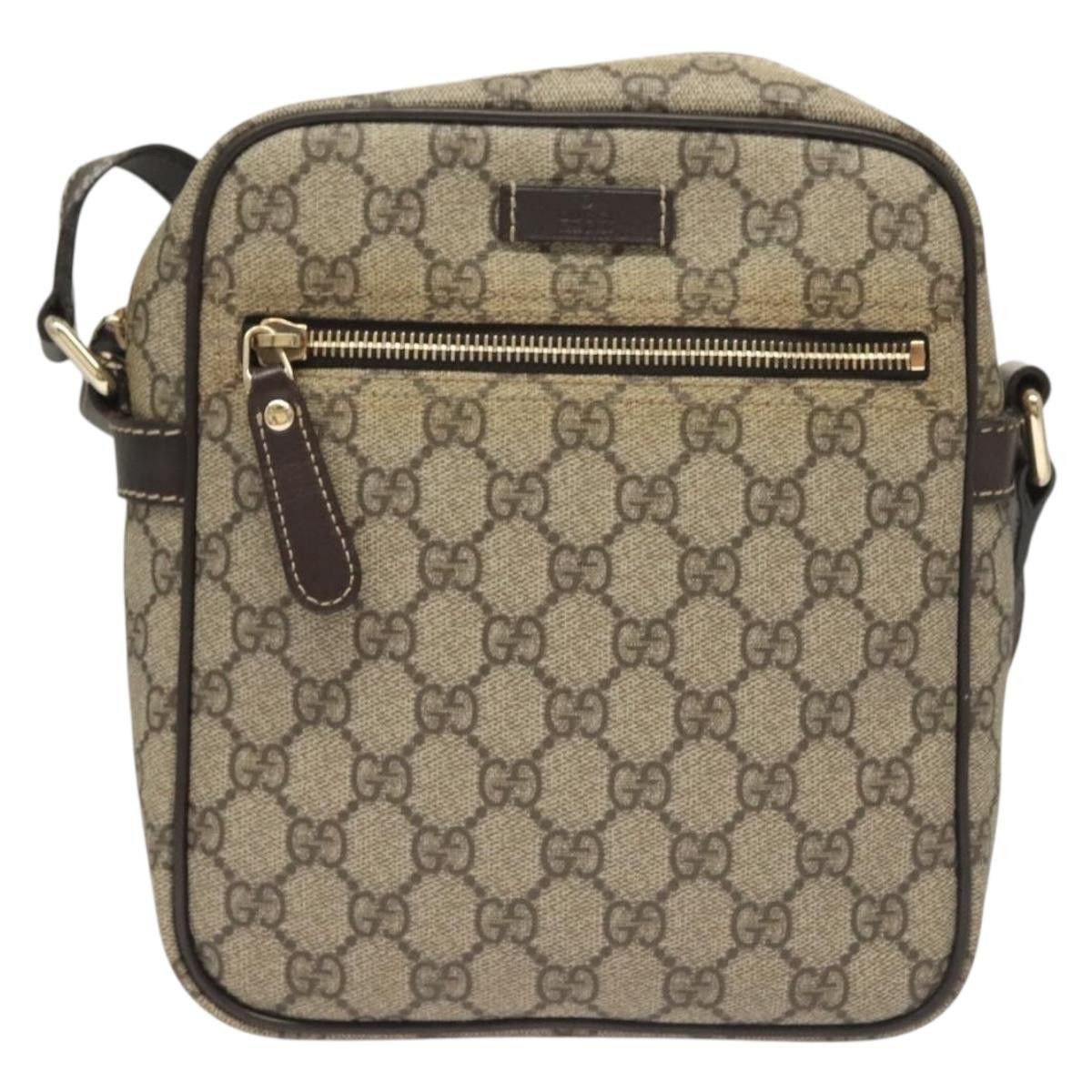 Gucci GUCCI GG Supreme Shoulder Bag Pvc Beige Gold Size ONE SIZE - 2 Thumbnail