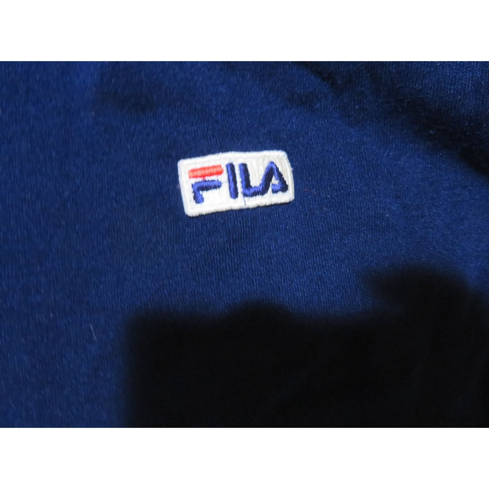 Fila 70s/80s FILA Knit Jacket, Blue, Embroidered Logo Sz L Size US L / EU 52-54 / 3 - 5 Thumbnail