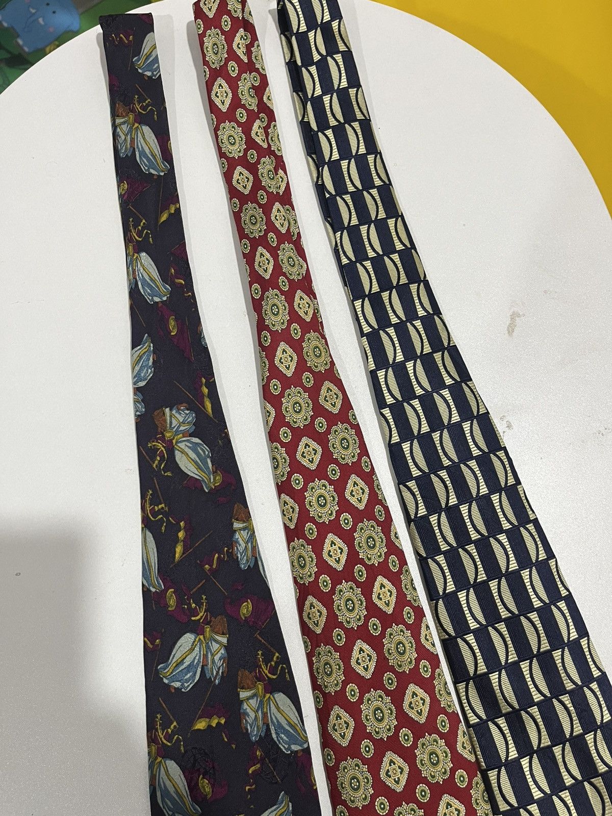 Alviero Martini Vintage Italian Silk Tie Set Alviero Martini Giovanni Vighi Size ONE SIZE - 6 Thumbnail