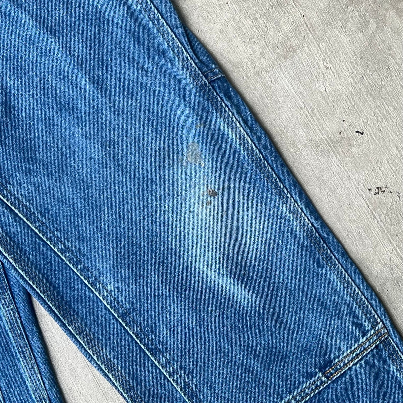 Carhartt × Vintage Carhartt blue denim jeans double knee work carpenter pants Size US 30 / EU 46 - 8 Thumbnail