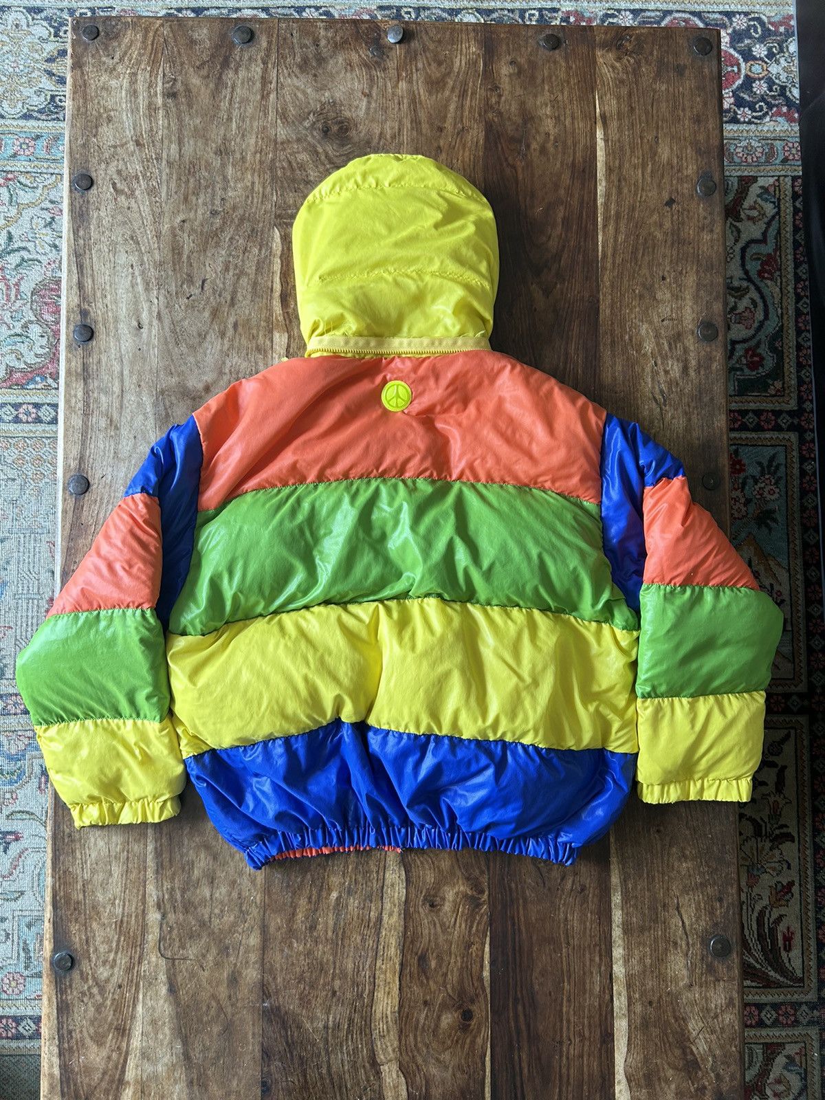 Moschino AW1996/97 Moschino Jeans Multicoloured Puffer Jacket Size M / US 6-8 / IT 42-44 - 2 Thumbnail