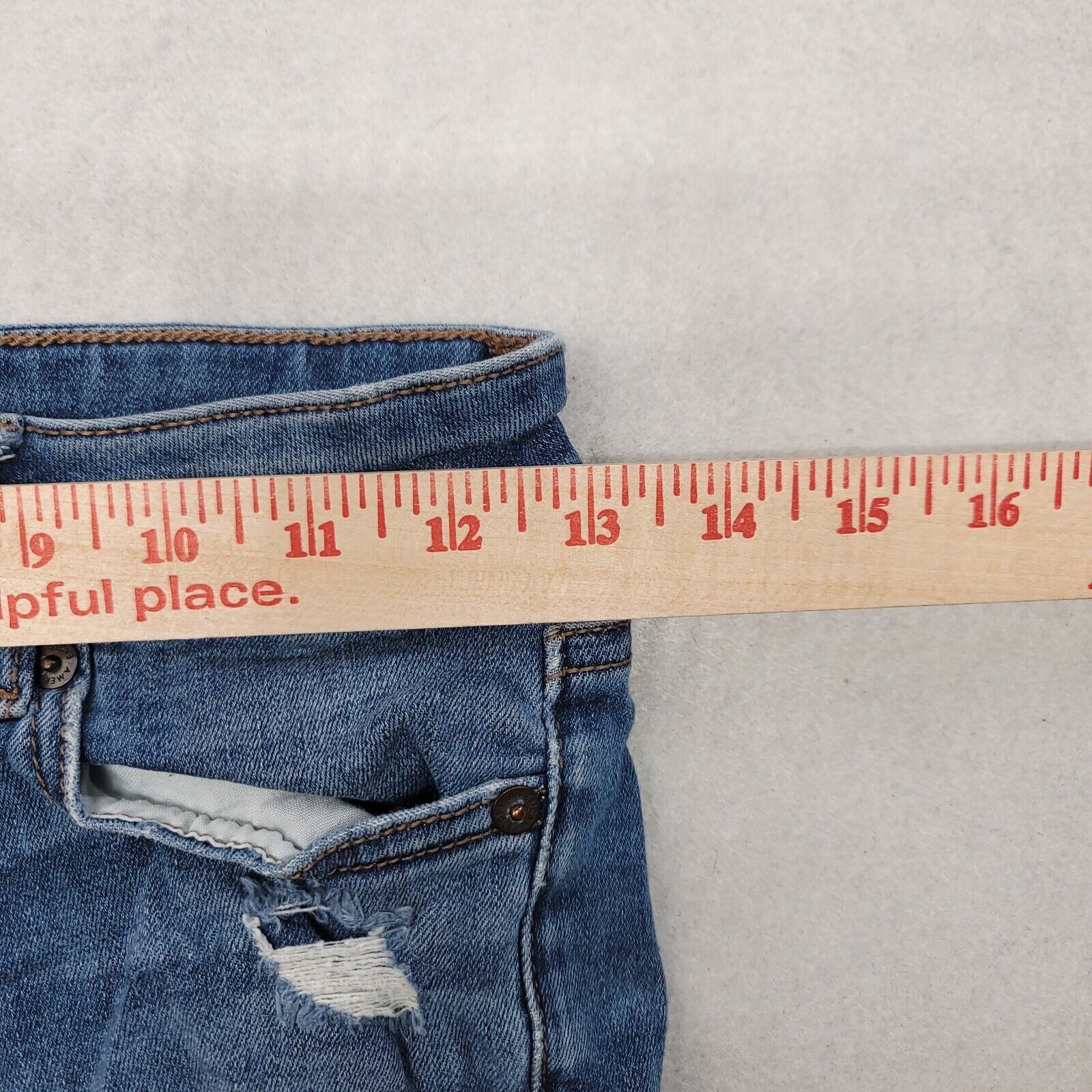 American Eagle Outfitters American Eagle Casual Denim Jean Shorts Womens Size 0 Blue Size 25" / US 0 / IT 36 - 4 Thumbnail