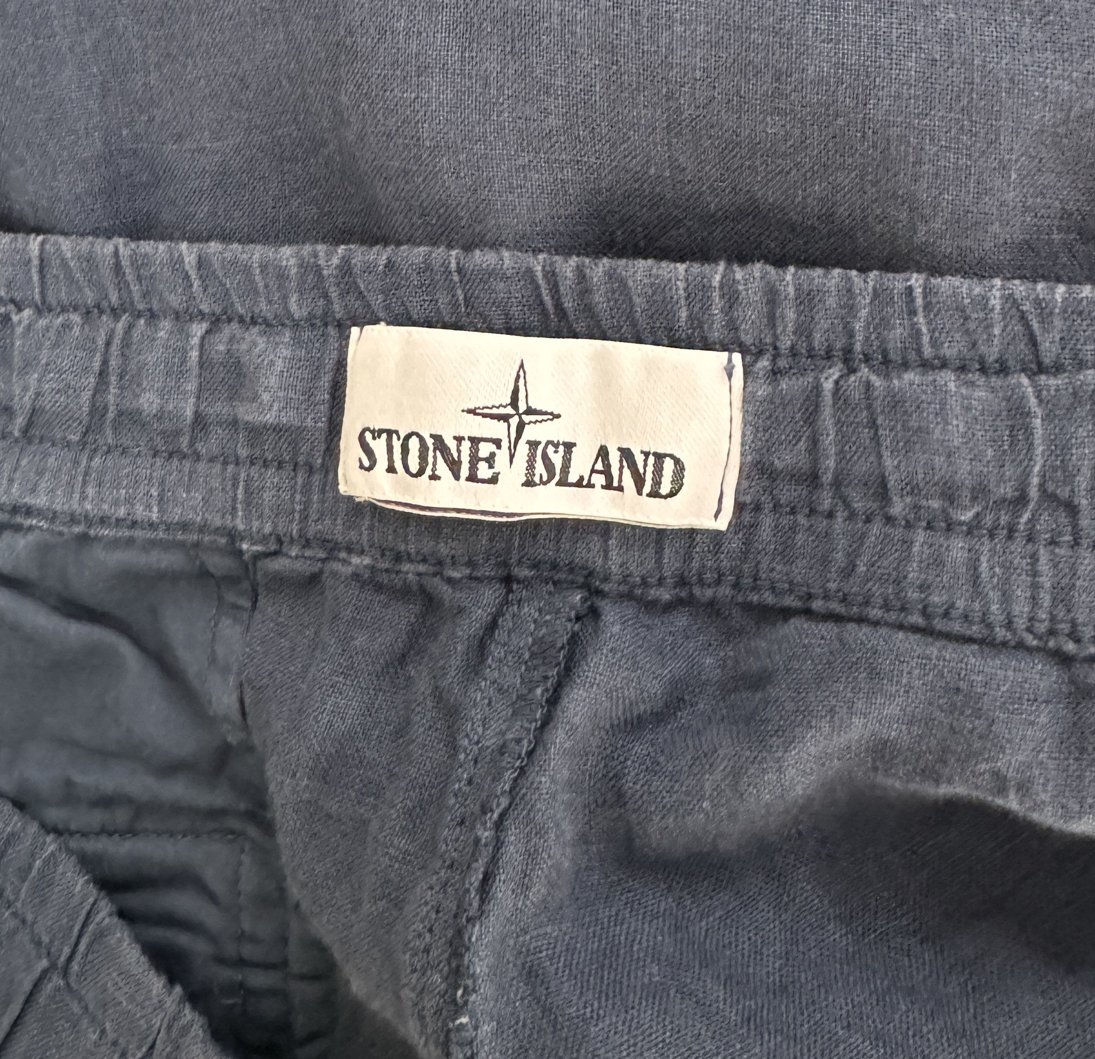 Stone Island Stone Island Patch Pocket Cargo Trousers Linen Pants Size 31 Size US 31 - 6 Thumbnail