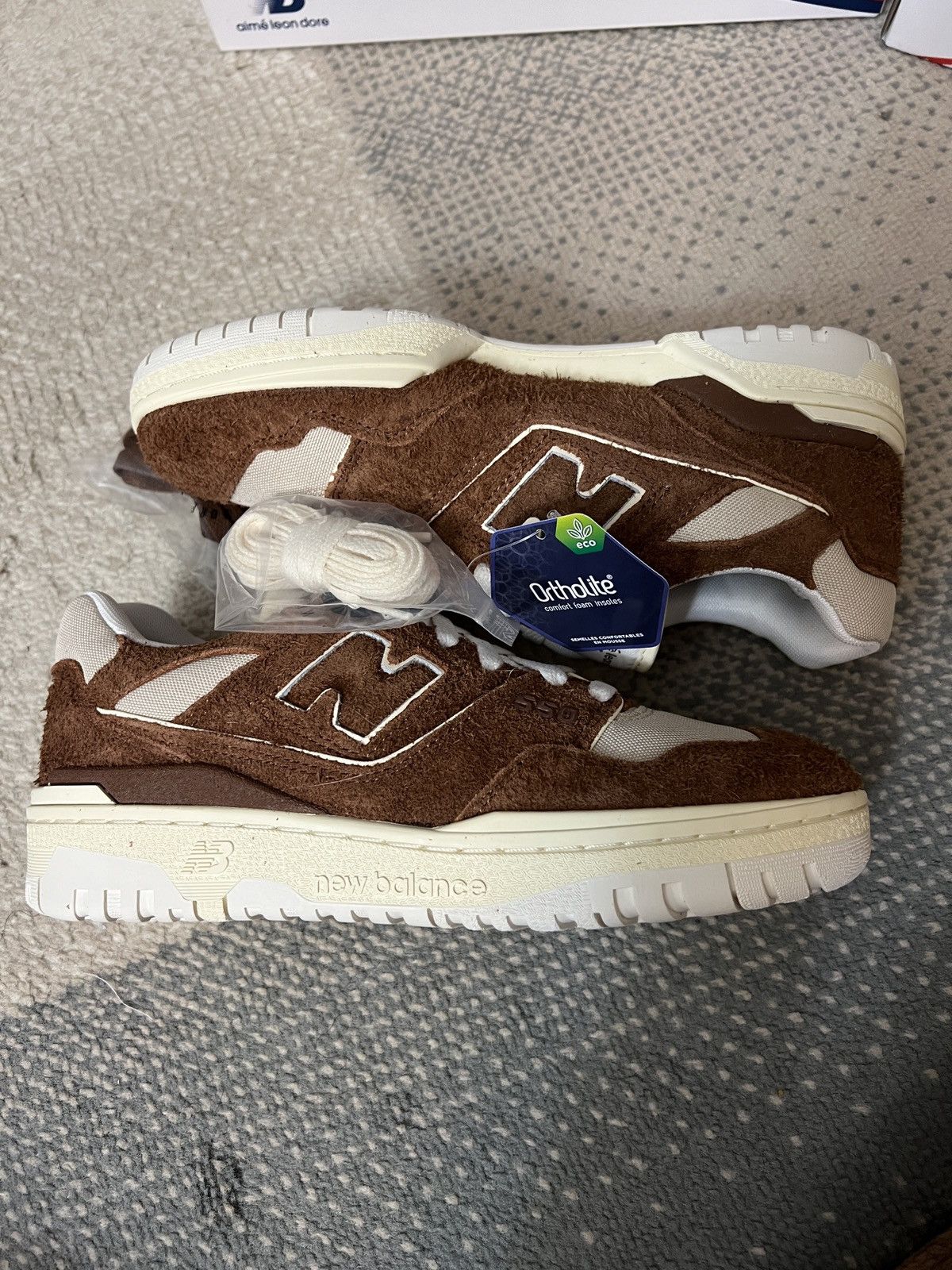 Aime Leon Dore × New Balance NEW Aime Leon Dore x New balance 550 US 7 Brown Beige Size US 7 / EU 40 - 1 Thumbnail