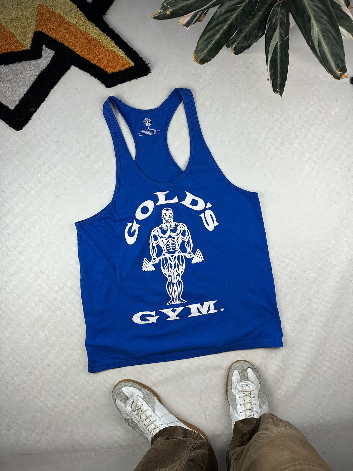 Vintage GOLD's GYM Vintage Washed Tank Top BodyBuilding Size US L / EU 52-54 / 3 - 2 Thumbnail