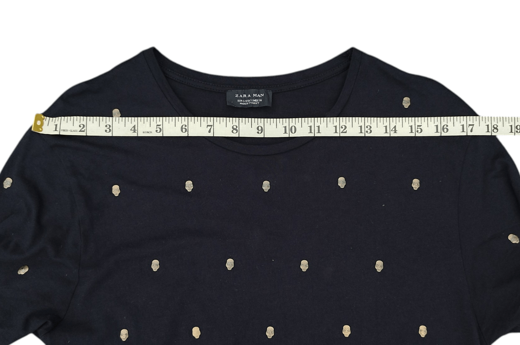 Zara Zara man skull t-shirt Size US S / EU 44-46 / 1 - 7 Thumbnail