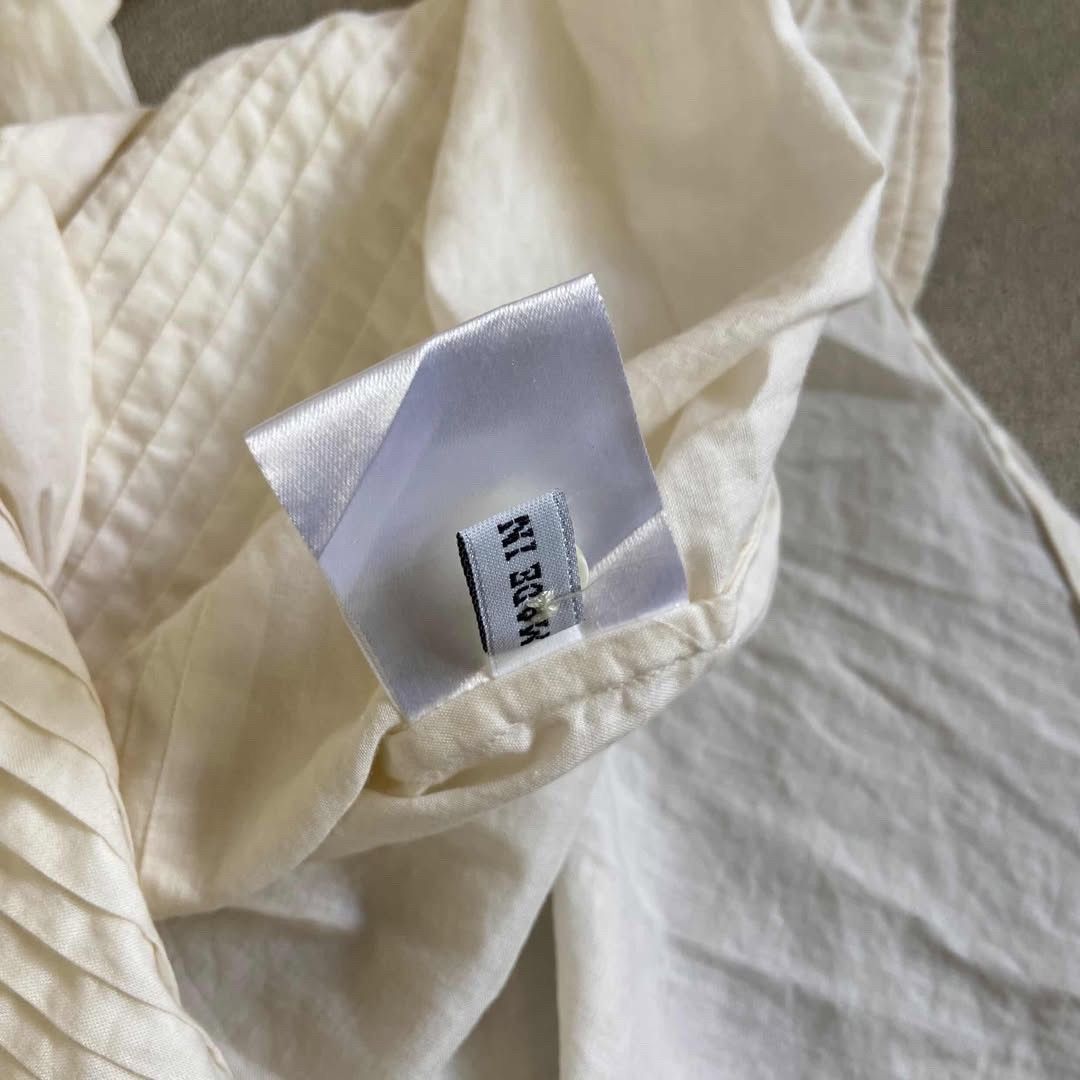 Ann Demeulemeester Ann Demeulemeester - Tuxedo White Button up Shirt Size US M / EU 48-50 / 2 - 10 Thumbnail