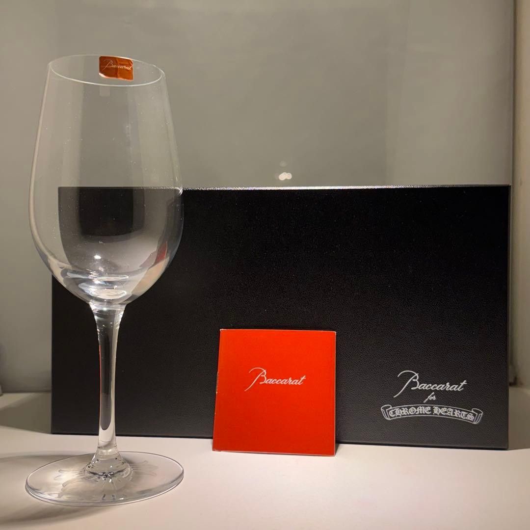 Chrome Hearts Chrome Hearts × Baccarat CH Plus Wine Glass Clear Size ONE SIZE - 1 Thumbnail