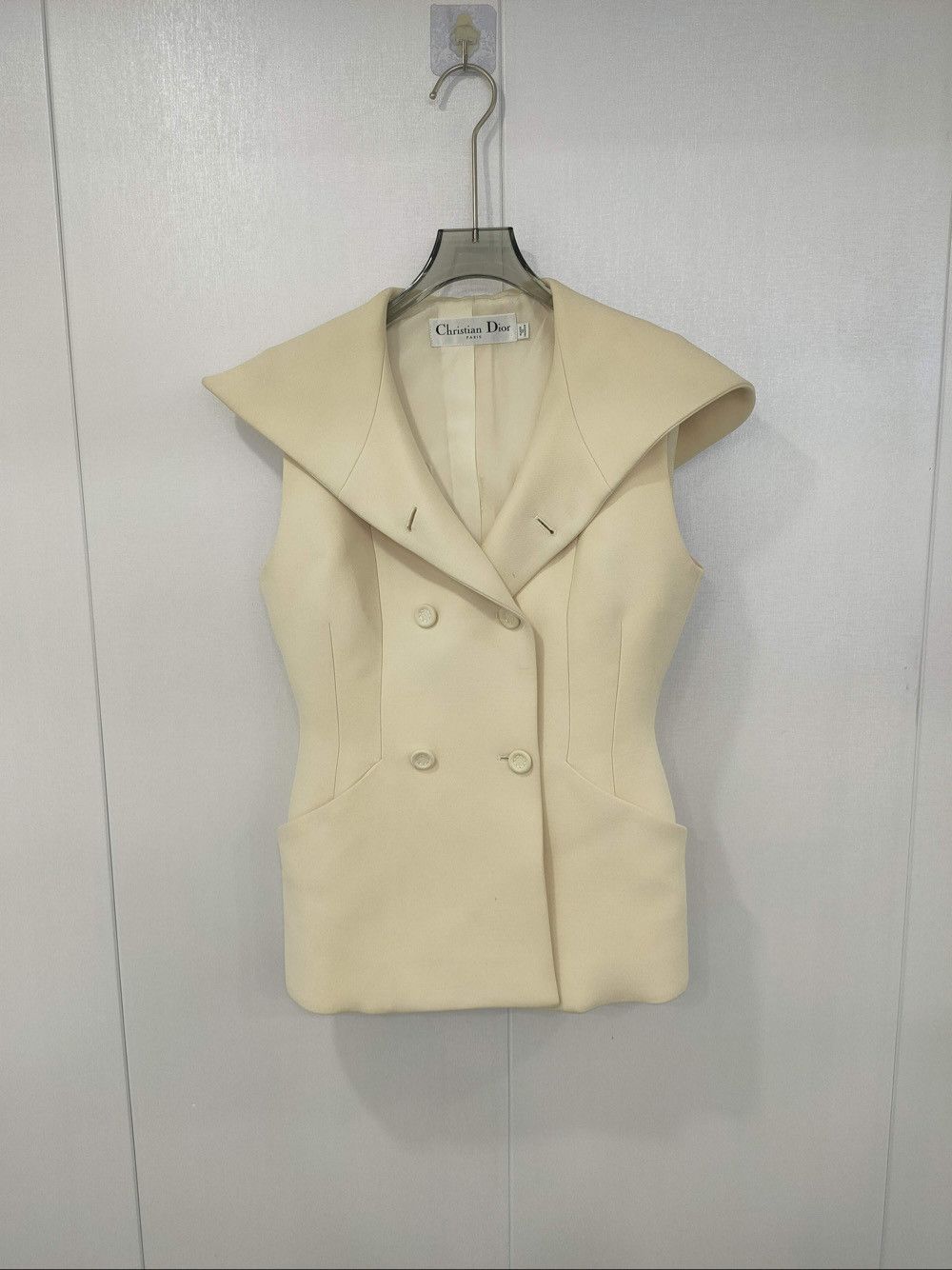 Dior Dior Hooded Double Breasted Vest Size 38 Size S / US 4 / IT 40 - 1 Thumbnail