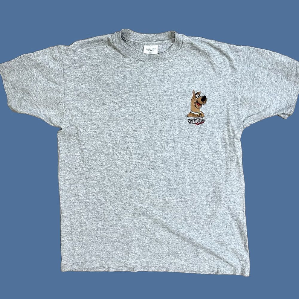 Vintage VINTAGE 1990s Cartoon Network Scooby-Doo T-Shirt Gray L Men Short Sleeve College 90s Cartoon Size US L / EU 52-54 / 3 - 1 Thumbnail