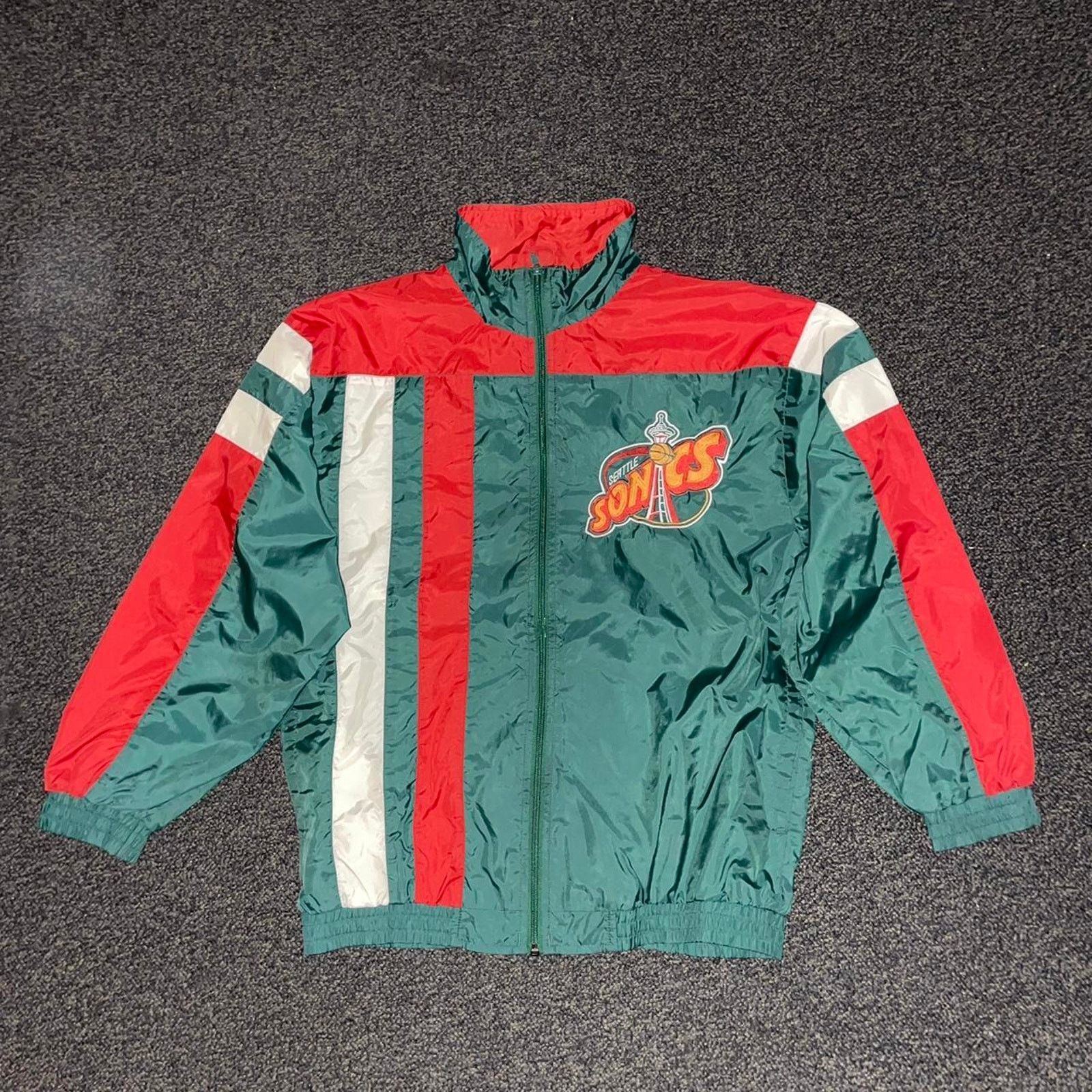 Other ‼️SOLD‼️ 1990’s Seattle Super Sonics Windbreaker/Jacket Size US L / EU 52-54 / 3 - 2 Thumbnail