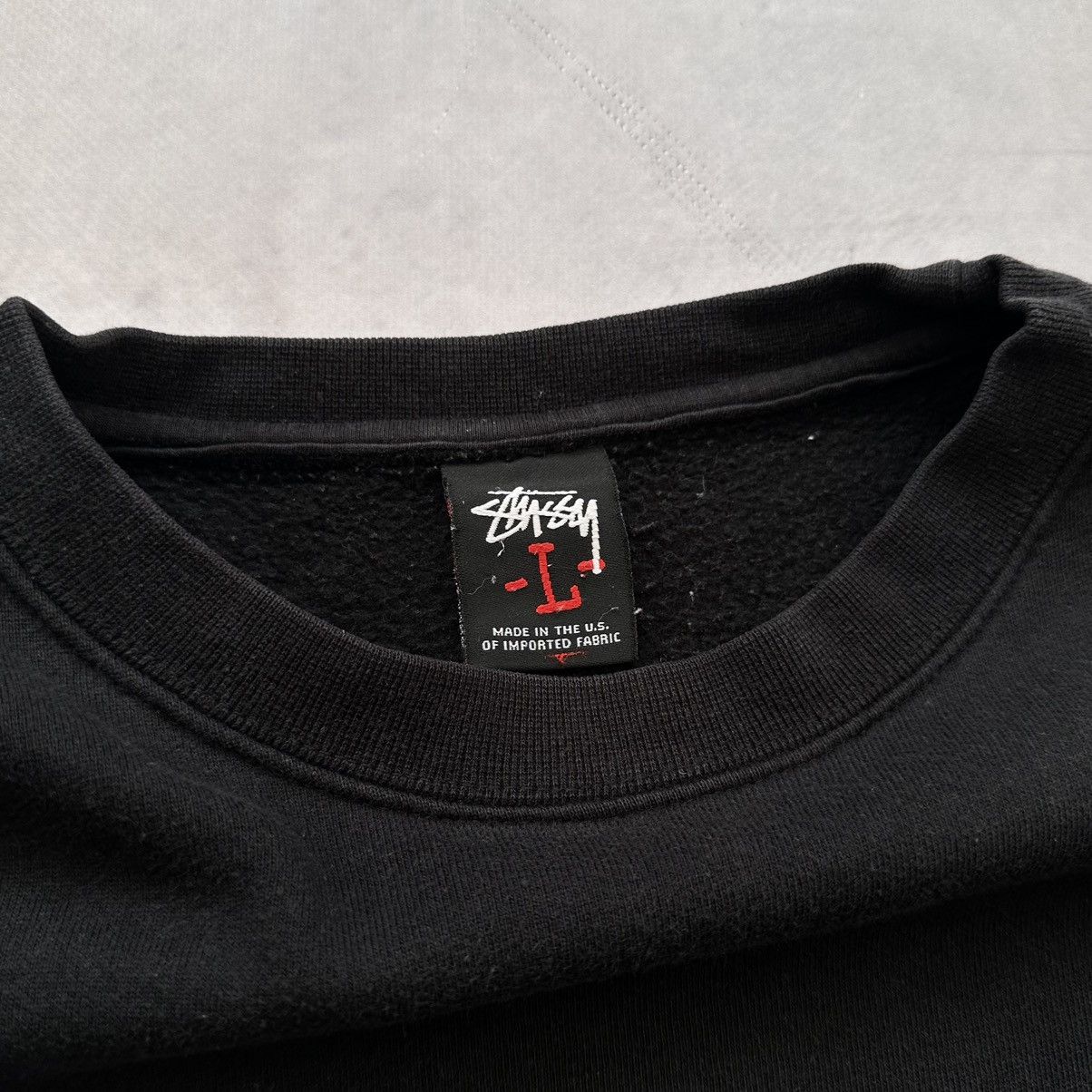 Comme des Garcons × Stussy 00s Stussy Battle Axes USA Vintage Sweatshirt Crewneck Size US L / EU 52-54 / 3 - 6 Thumbnail