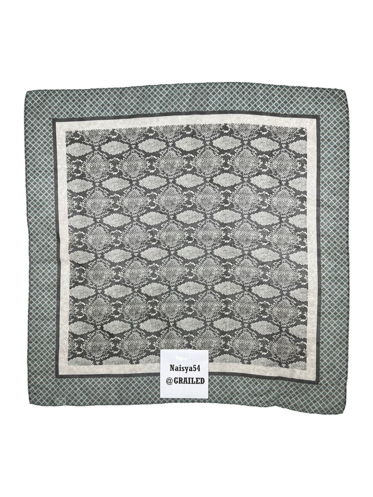 Japanese Brand Jeanasis Handkerchief Neckerchief Bandana Pocketsquare Size ONE SIZE - 6 Thumbnail