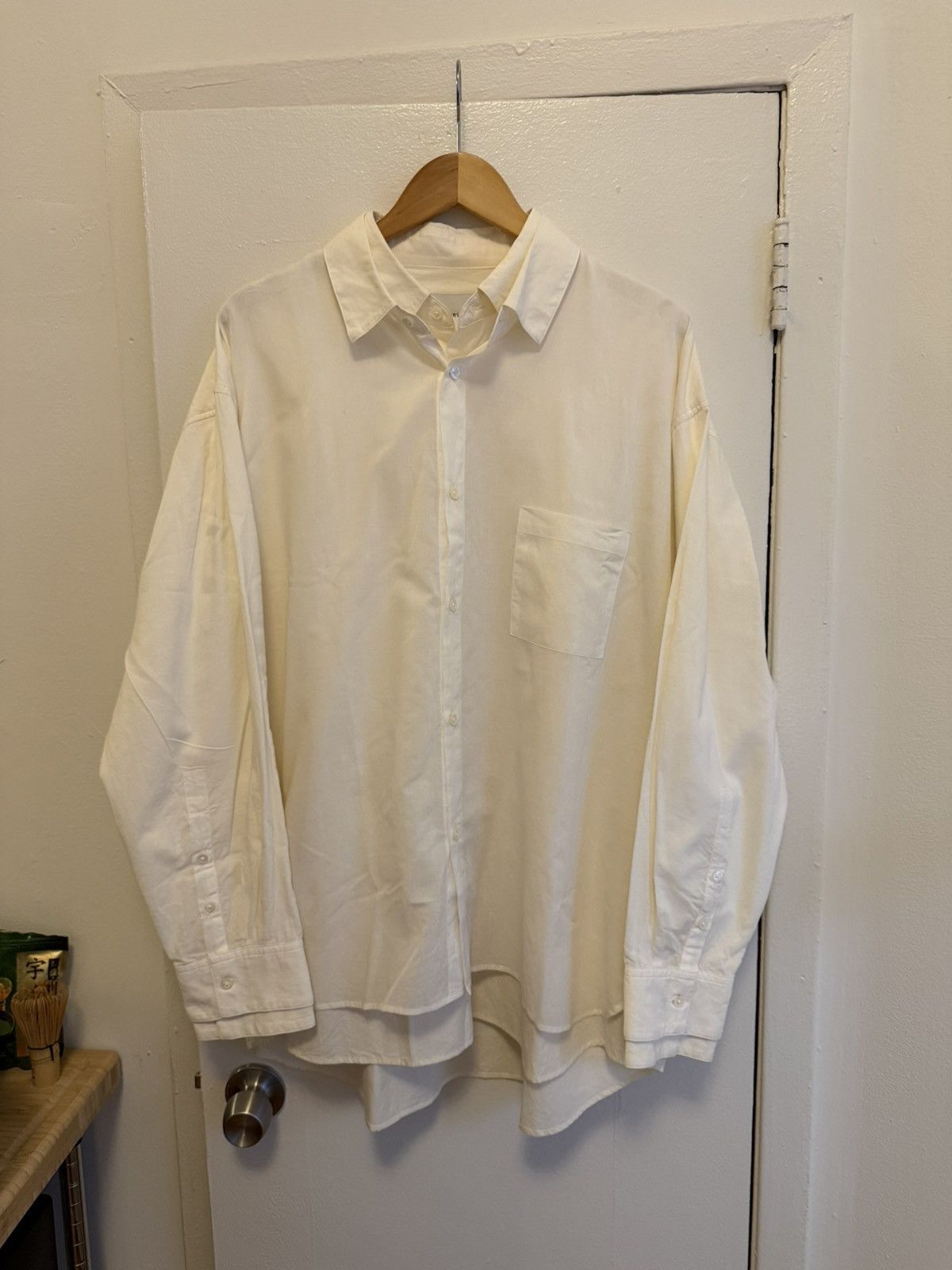 Stein SSStein double collar cuff silk cotton button up shirt Size US M / EU 48-50 / 2 - 1 Thumbnail