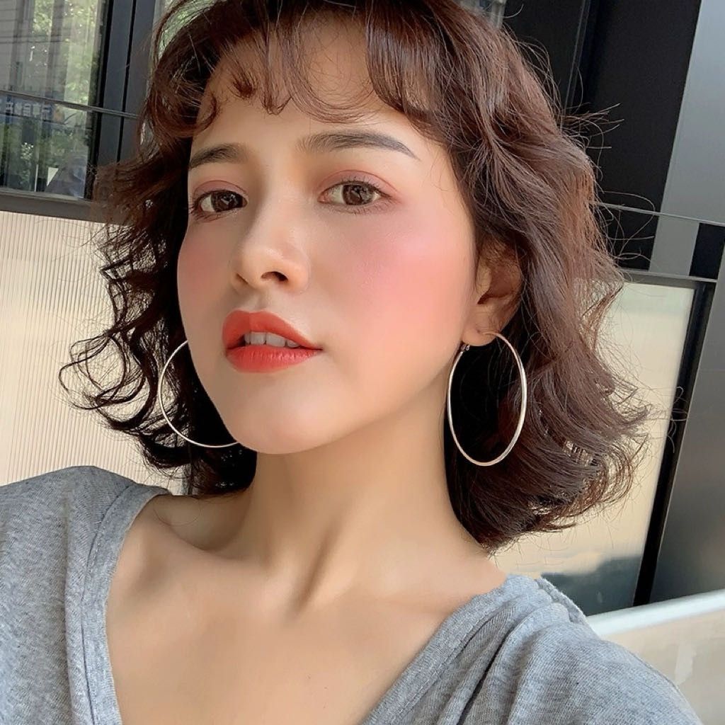Other 60mm Big Silver Hoop Earrings for Women Size ONE SIZE - 5 Thumbnail