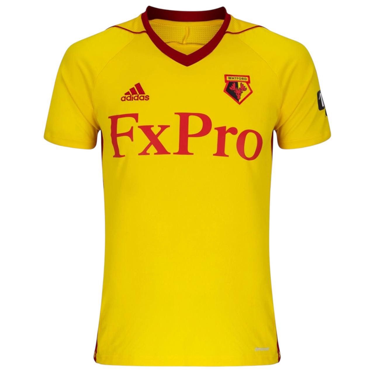 Adidas 2017/18 WATFORD FC HOME SOCCER JERSEY FOOTBALL SHIRT ADIDAS Size US XL / EU 56 / 4 - 1 Thumbnail
