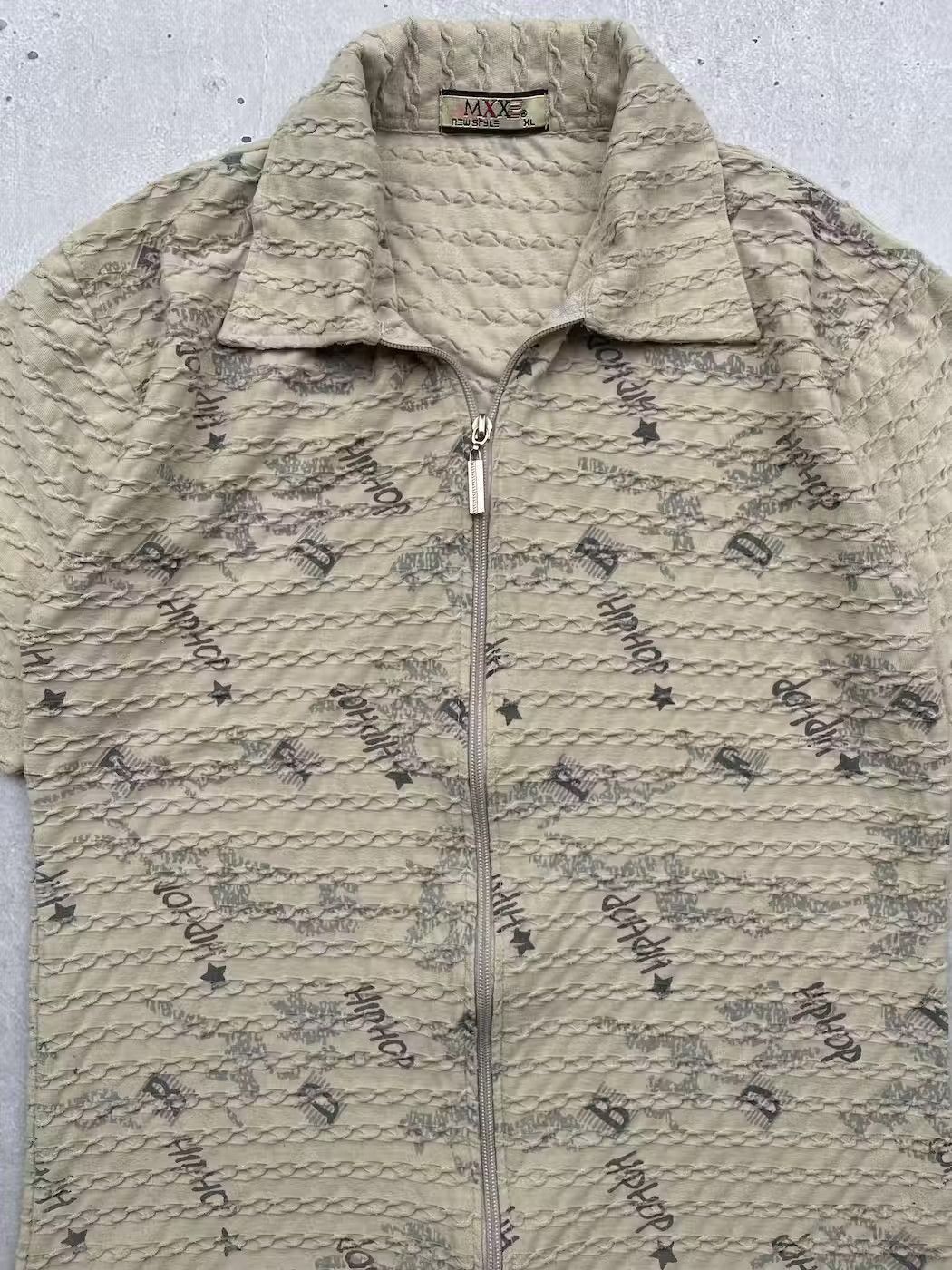 Japanese Brand × Vintage Vintage Full Zipped Polo Tee Size US S / EU 44-46 / 1 - 2 Thumbnail