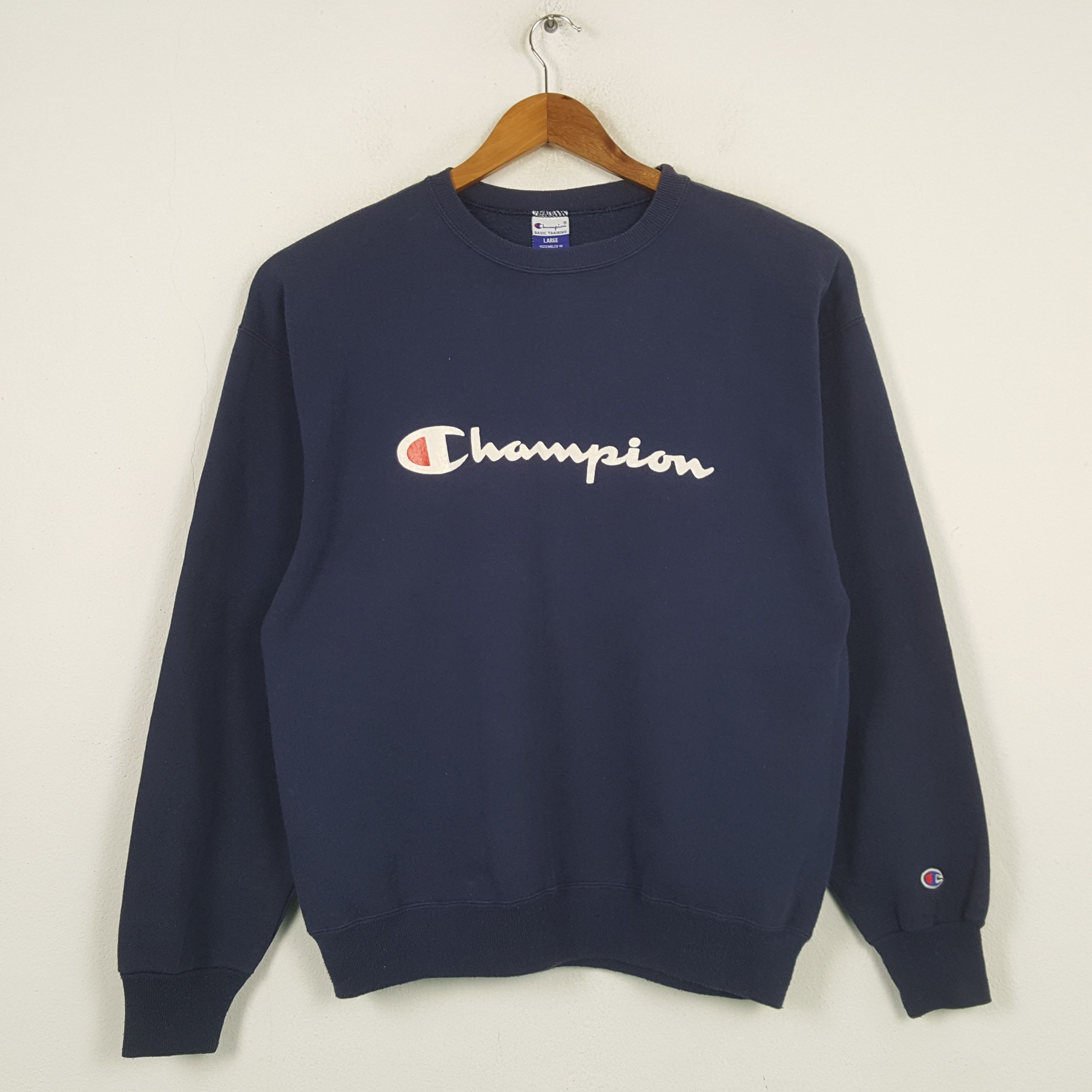 Champion × Vintage Vintage CHAMPION Sportswear Style Sweatshirt C293N8 Size US L / EU 52-54 / 3 - 1 Thumbnail