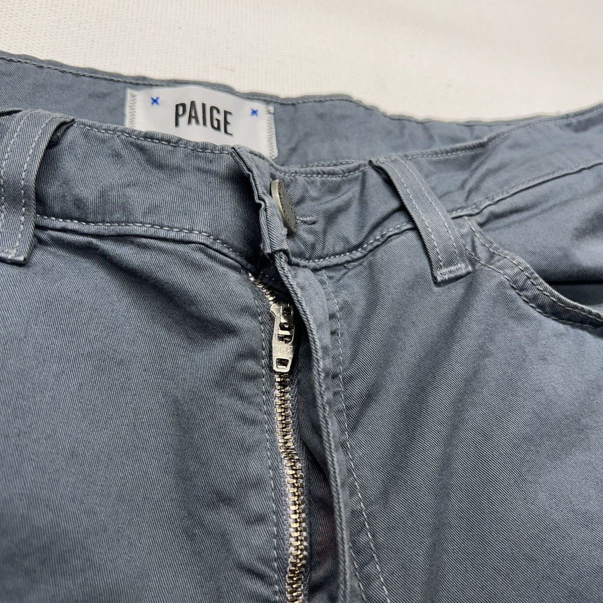 Paige Paige Pants Blue Normandie Straight Chino Preppy Casual Size US 33 - 6 Thumbnail