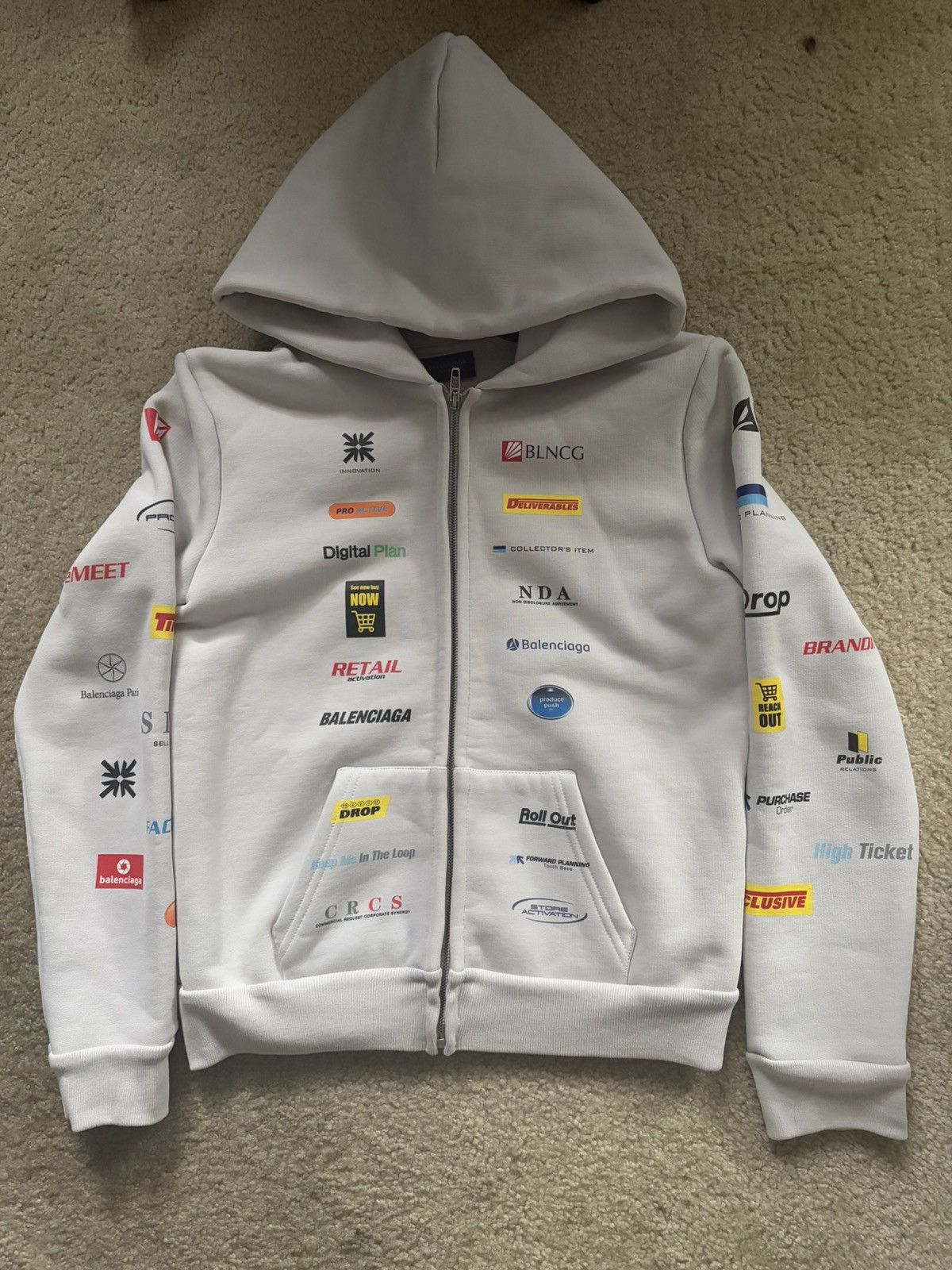 Balenciaga Balenciaga Englishmen Zip Up Size US M / EU 48-50 / 2 - 1 Thumbnail