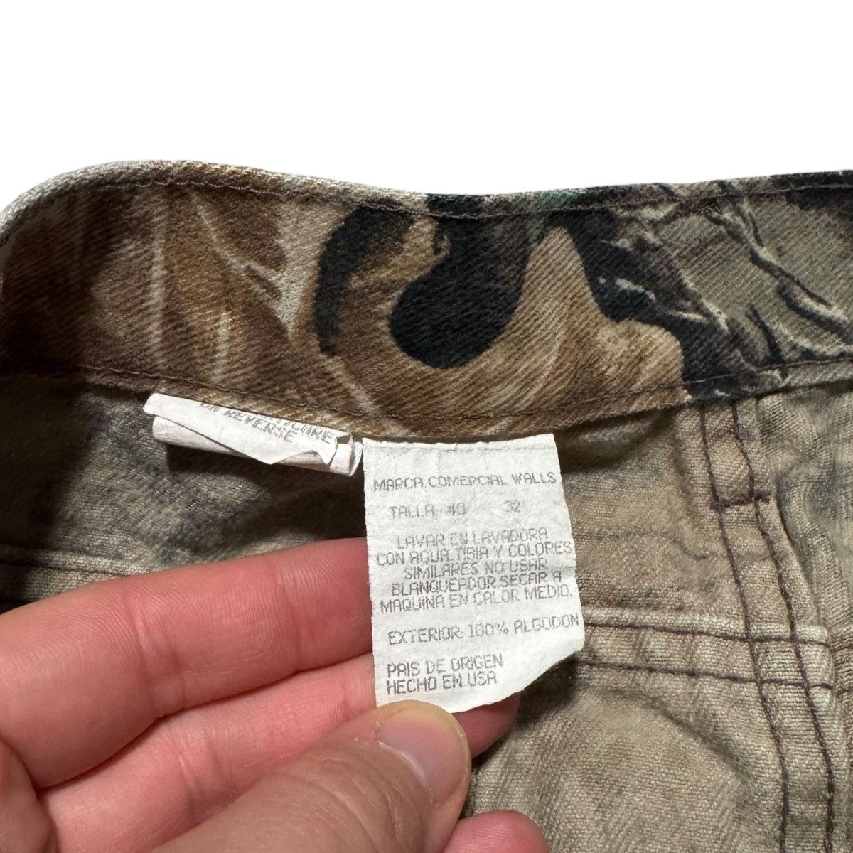 Walls Walls Camouflage Leaves Straight Leg USA Made Pants 39x30 Size US 39 - 6 Thumbnail
