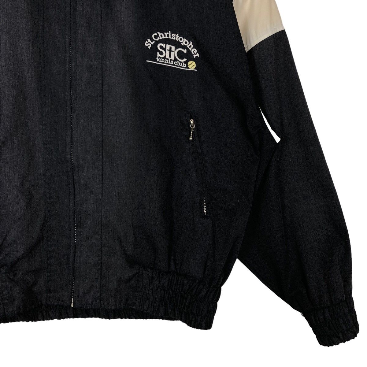 Japanese Brand 🔥90’s Vitage Tennis Club Bomber Jacket St. Christopher USA Size US L / EU 52-54 / 3 - 4 Thumbnail