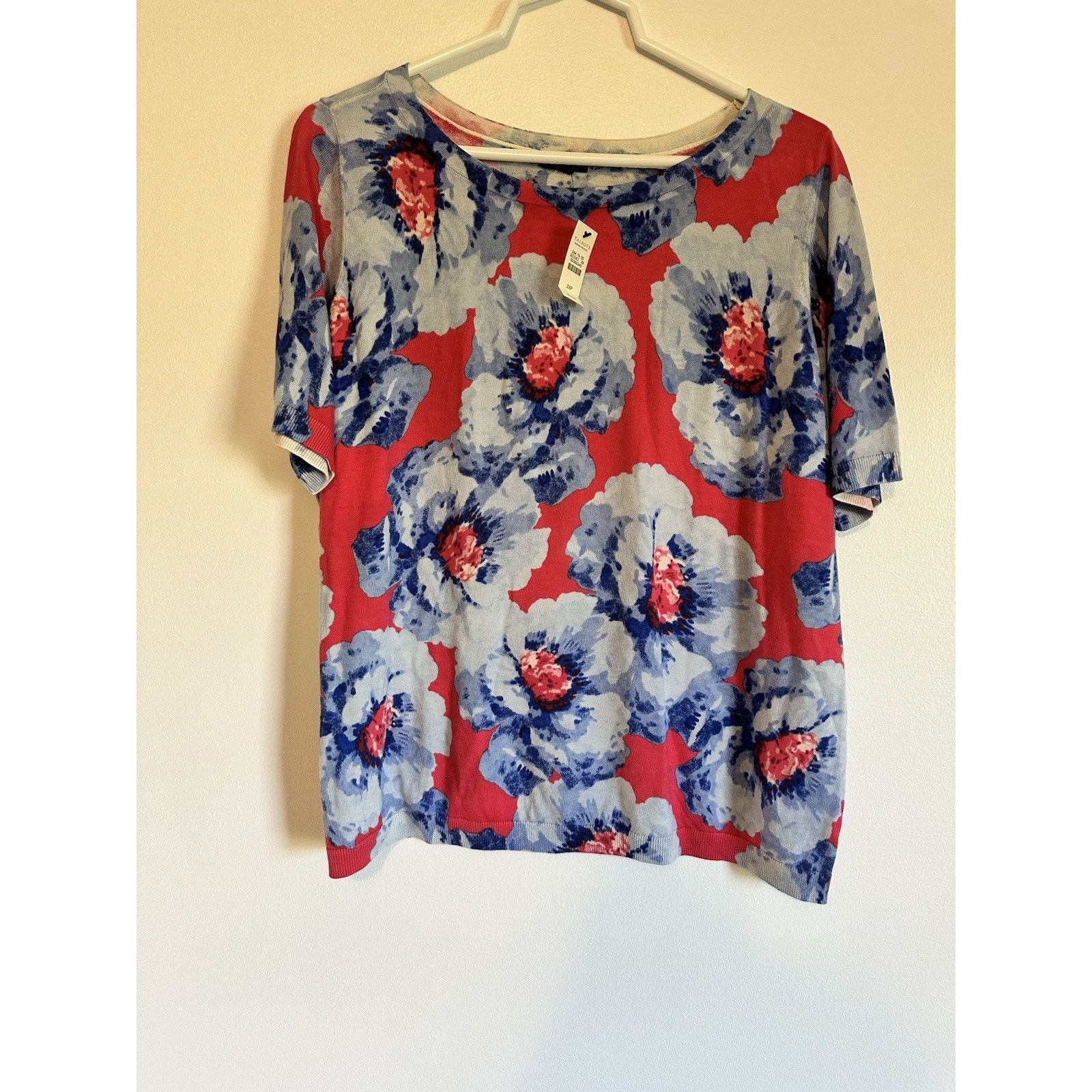 Talbots Talbots Short Sleeve Sweater Womens 2X P Bright Floral Size XXL / US 16-18 / IT 52-54 - 1 Thumbnail