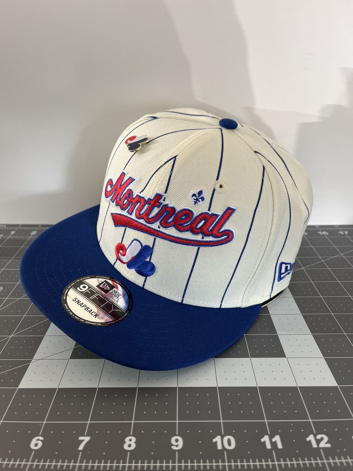 New Era Jersey Pinstripes Montreal Expos 9fifty OSFM Snapback Size ONE SIZE - 1 Thumbnail