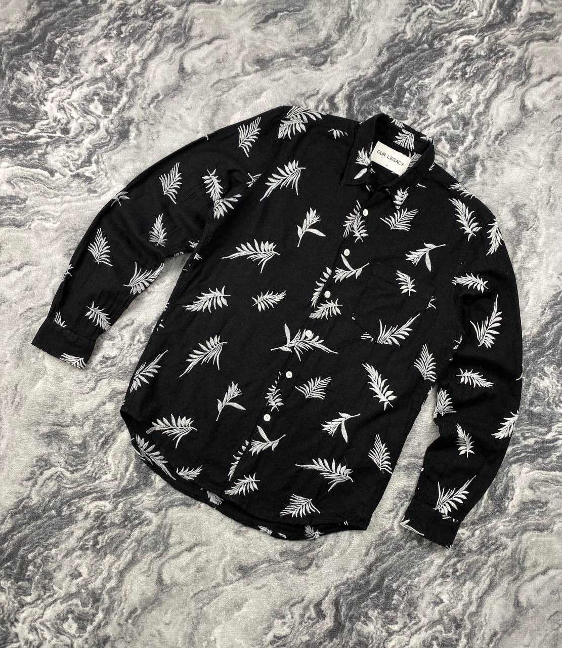 Our Legacy Our Legacy Shirt Buttons Long Sleeve Men Size 48 Black Size US M / EU 48-50 / 2 - 1 Thumbnail