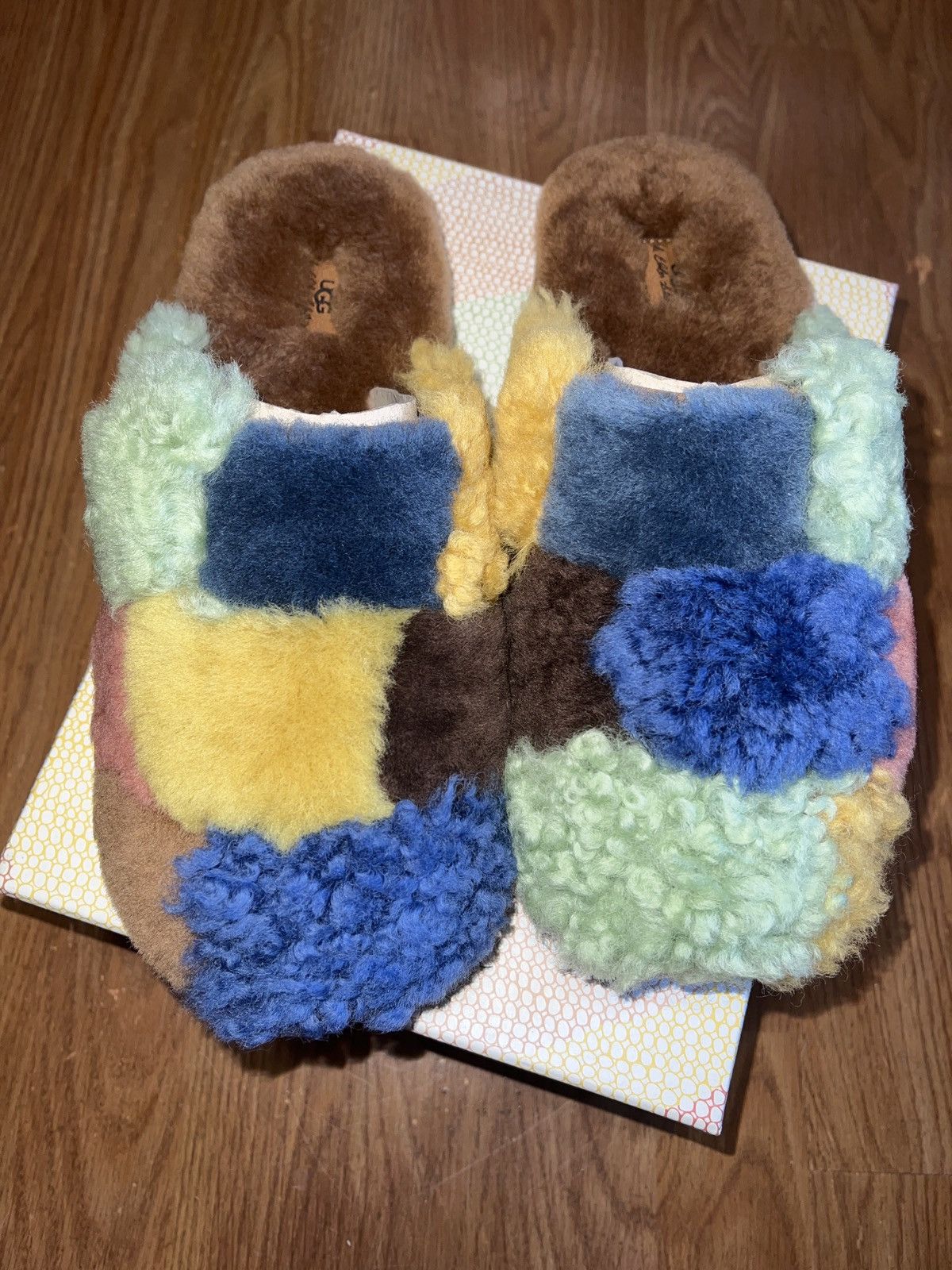image of The Elder Statesman x Ugg Tes Patchwork Slide, Men's (Size 9)