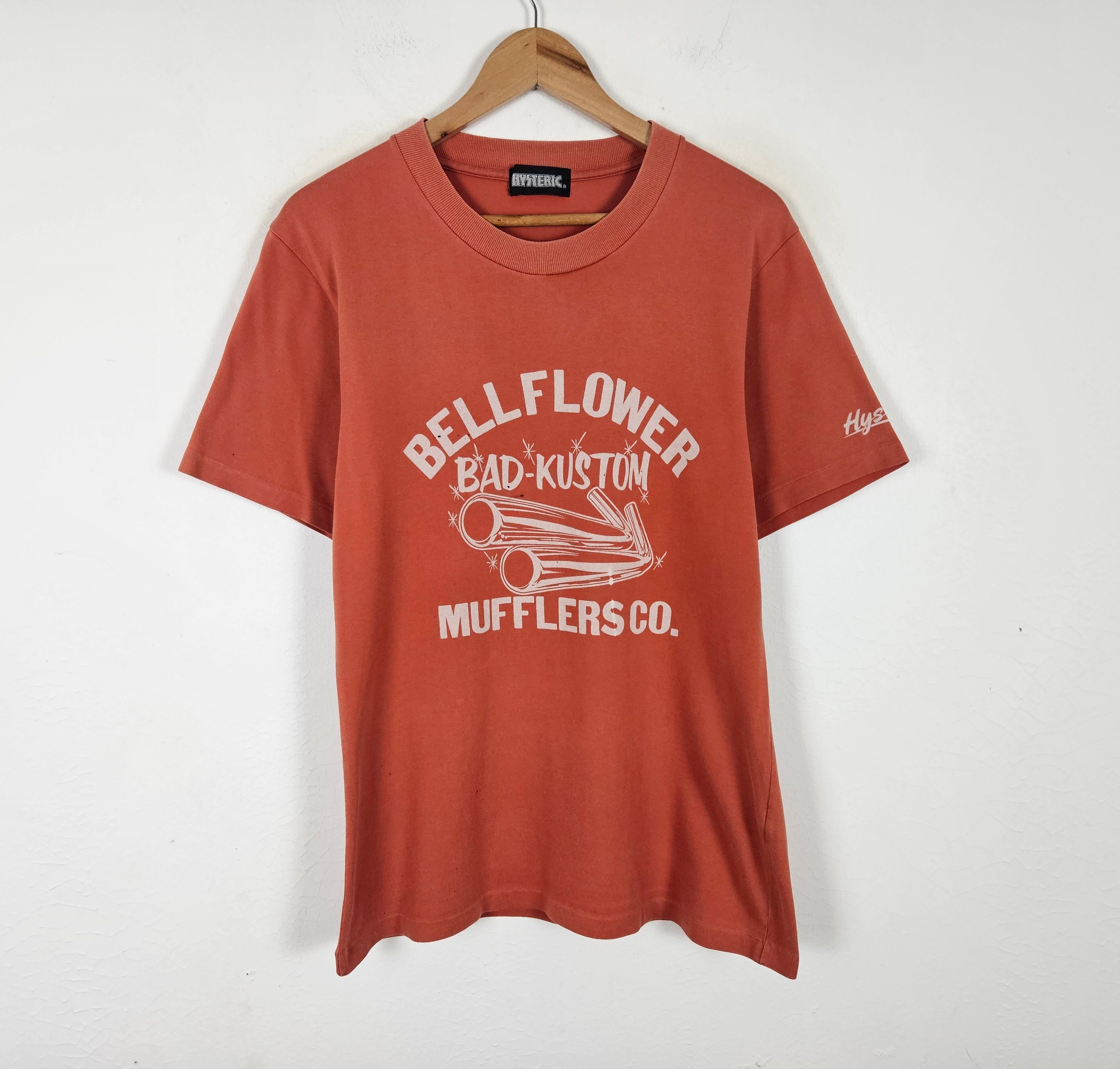 Hysteric Glamour Hysteric Glamour Bad Kustom Muffler.co Bellflower shirt Size US M / EU 48-50 / 2 - 2 Thumbnail