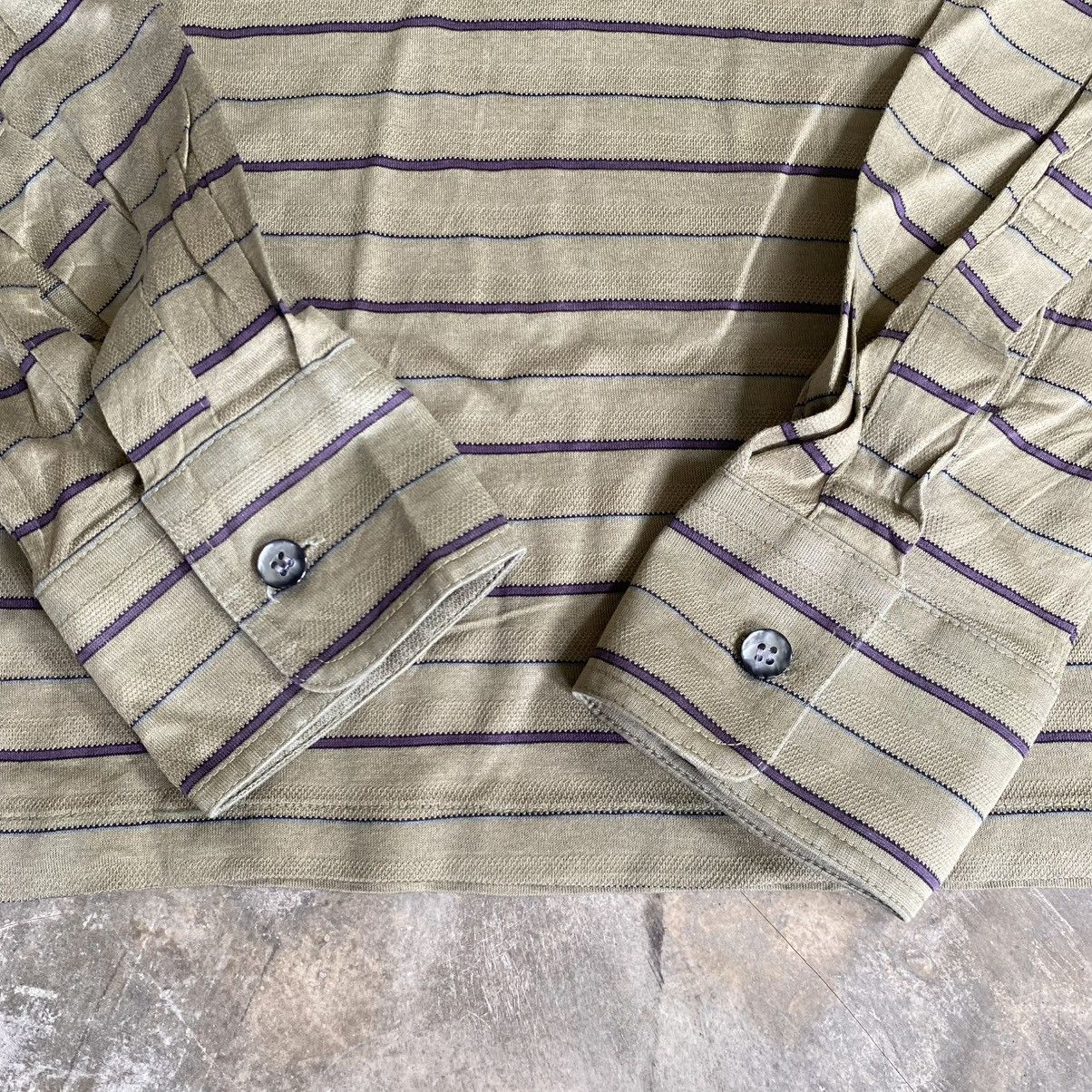 Christian Dior Monsieur Vintage 90s Christian Dior Stripe Polos Long Sleeve Shirt Size US M / EU 48-50 / 2 - 3 Thumbnail