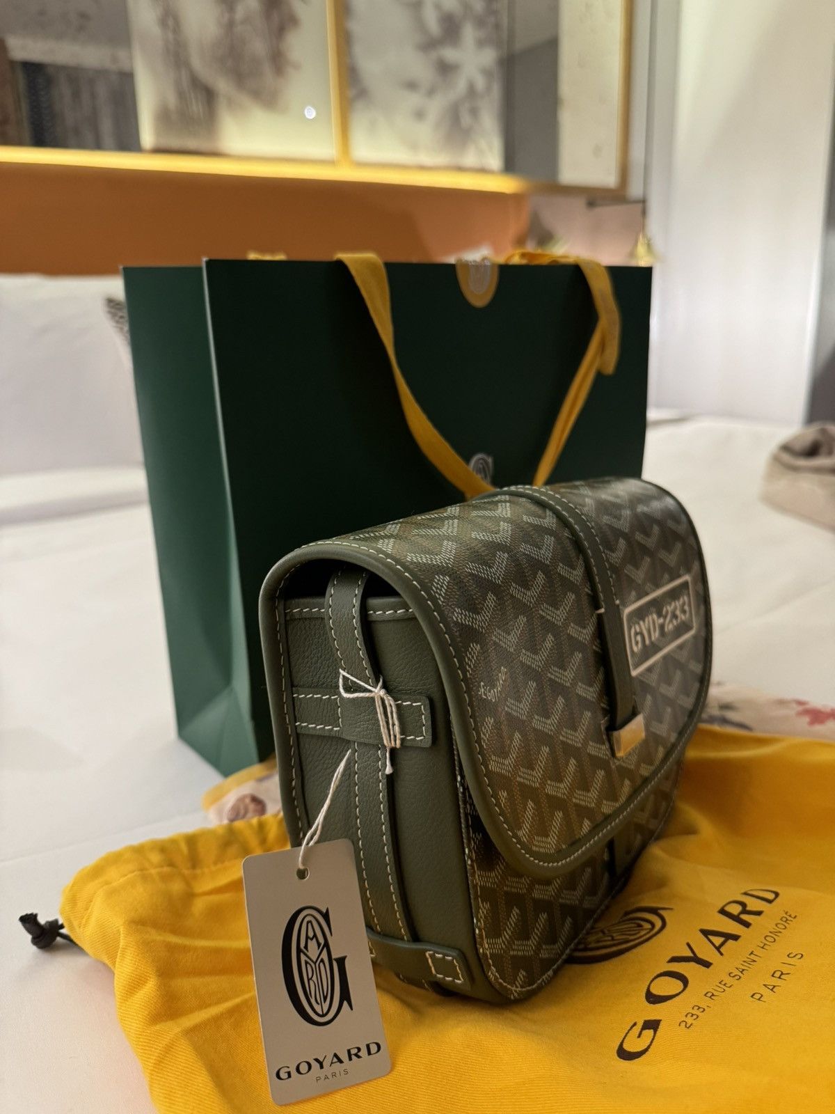 Goyard Belvedere PM Khaki/Army Green
